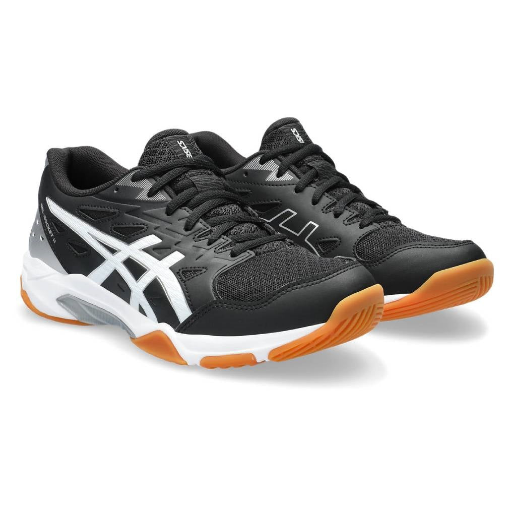Asics Gel Rocket 11 Women's Indoor Court Shoe (Black/Silver)