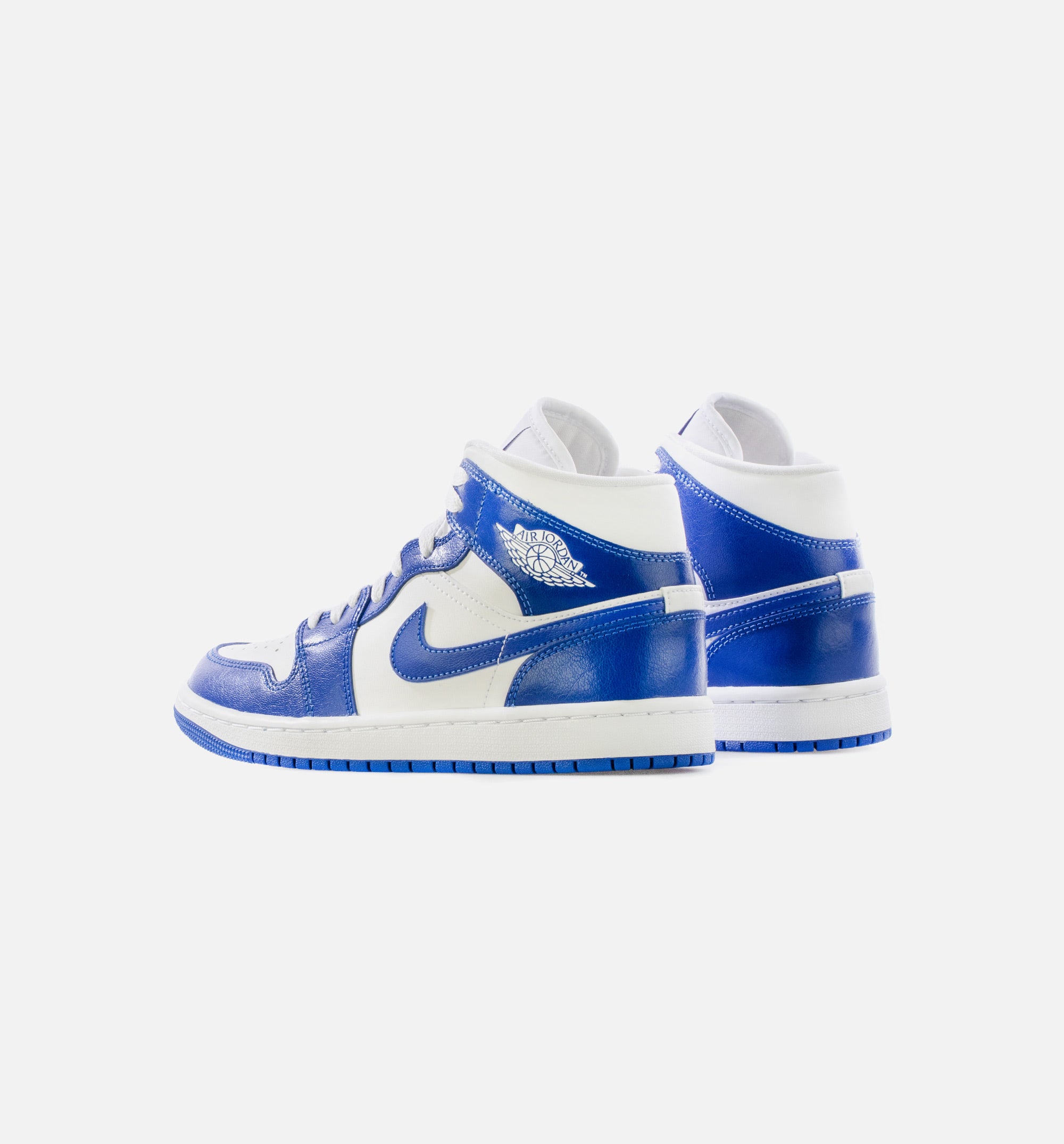 Air Jordan 1 Mid Hyper Royal Womens Lifestyle Shoe - White/Hyper Royal Limit One Per Customer、mySite、dreamappss