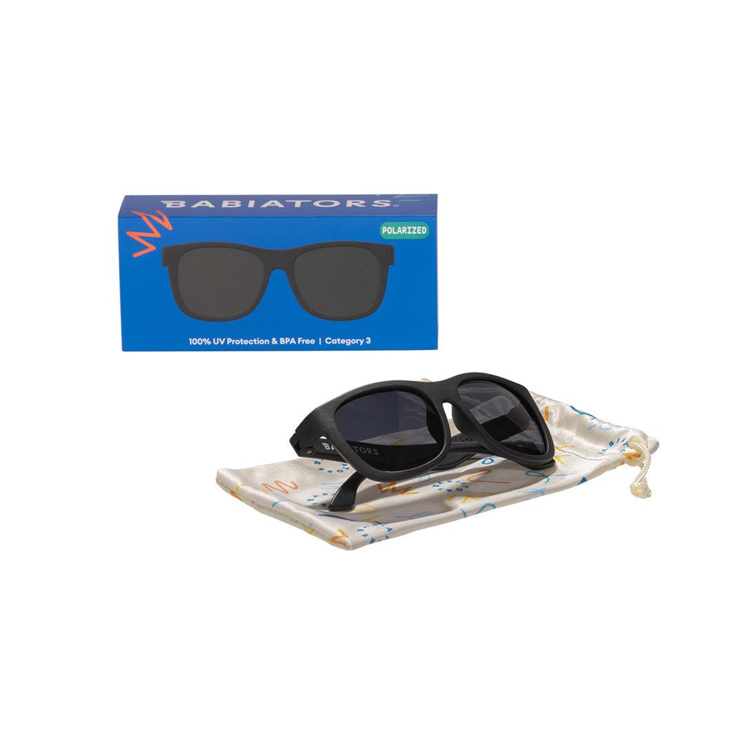  Babiators Polarised Navigator Sunglasses - Jet Black Smoke、mySite、merchandisen