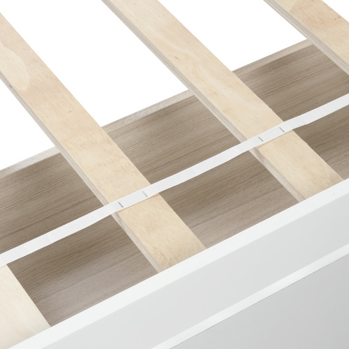 Twin Platform Storage Bed Wood Bed Frame with Two Drawers and Headboard, Espresso(Previous SKU: SF000062PAA)、、casual