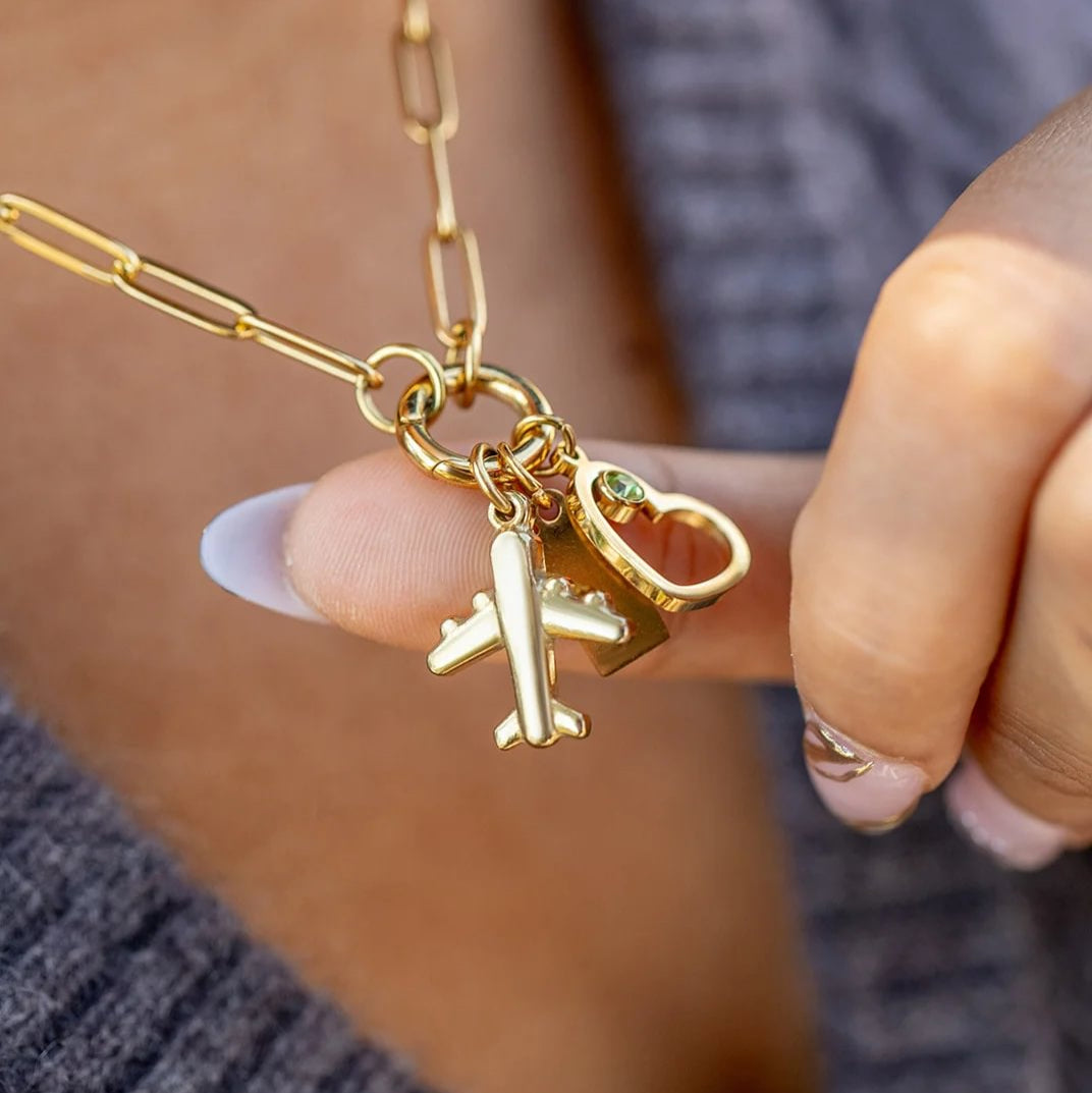 18K Gold PVD Stainless Steel Vacation Charm Set / BND0056、mySite、dreamappss