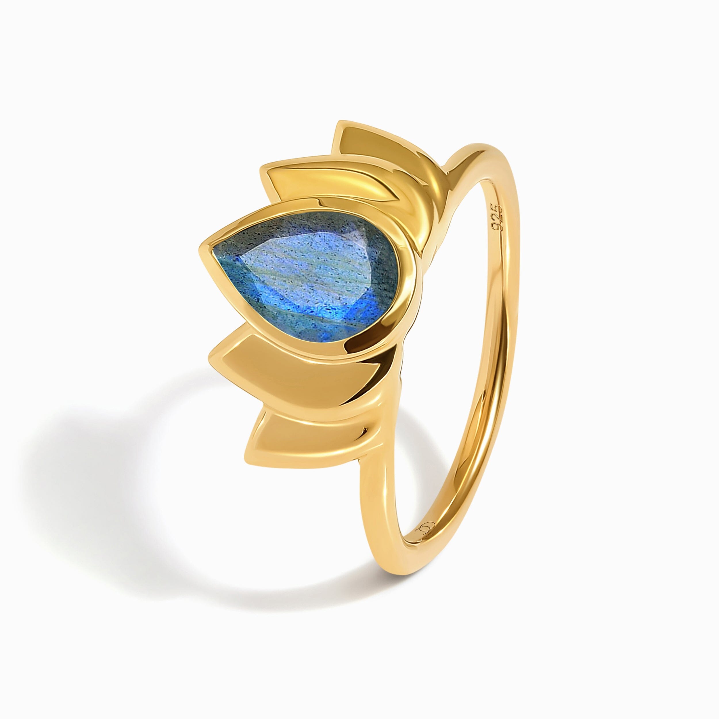 Labradorite Ring - Sacred Lotus、mySite、hinf8tx79