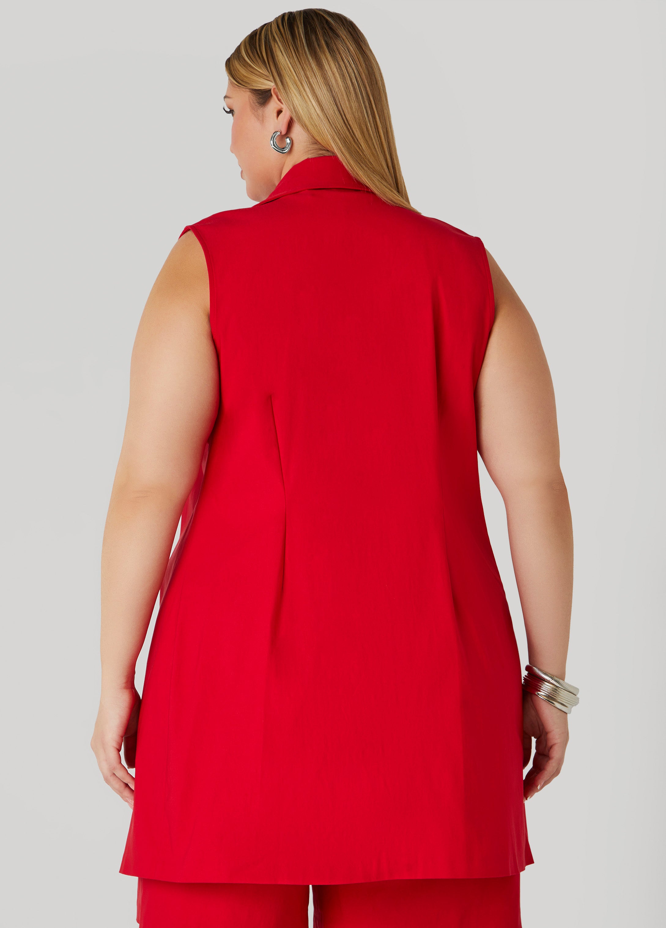 Button Embellished Vest、mySite、bengalsvssteelers