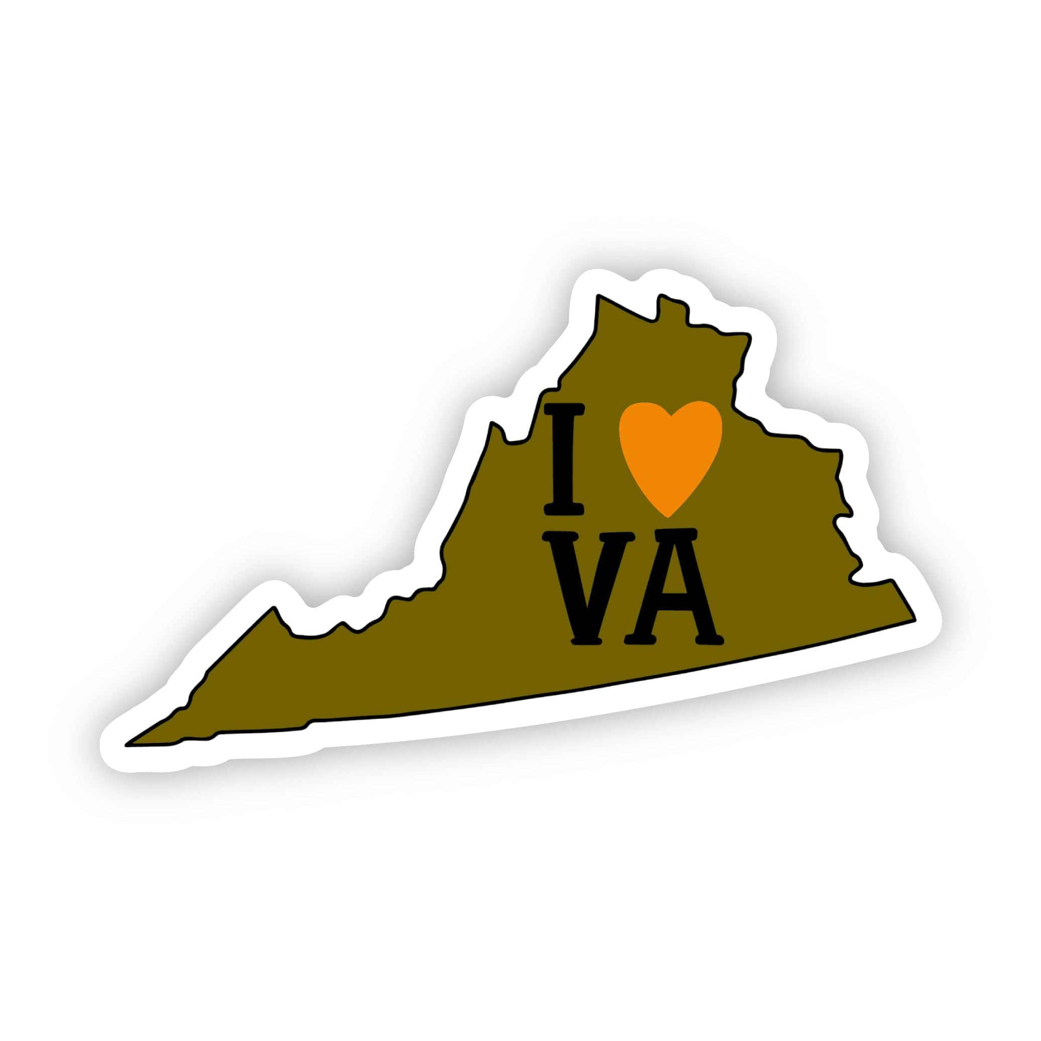  I Love Virginia Sticker、mySite、elrpsem3k