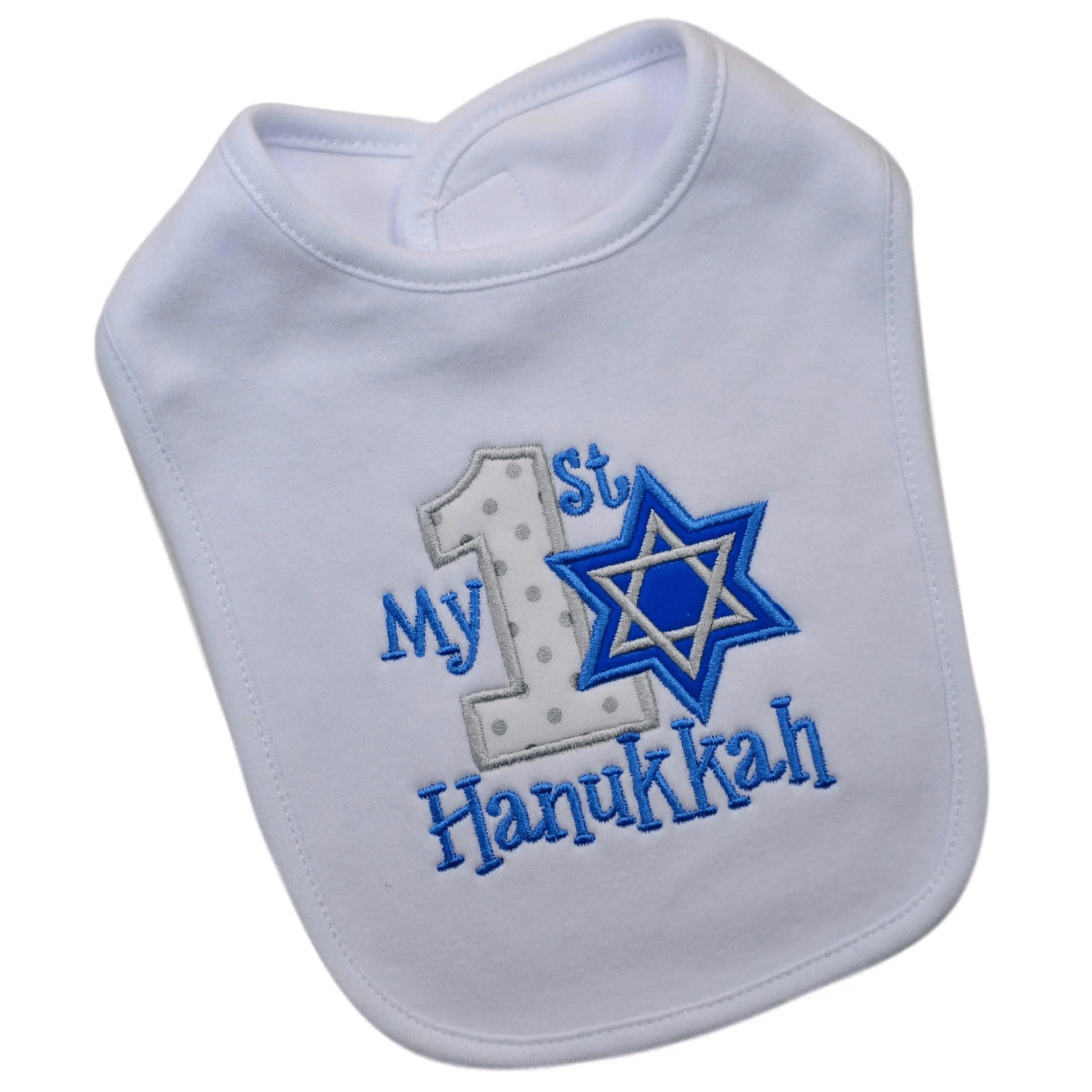 My First Hanukkah Embroidered Baby Bib、mySite、topwebapps