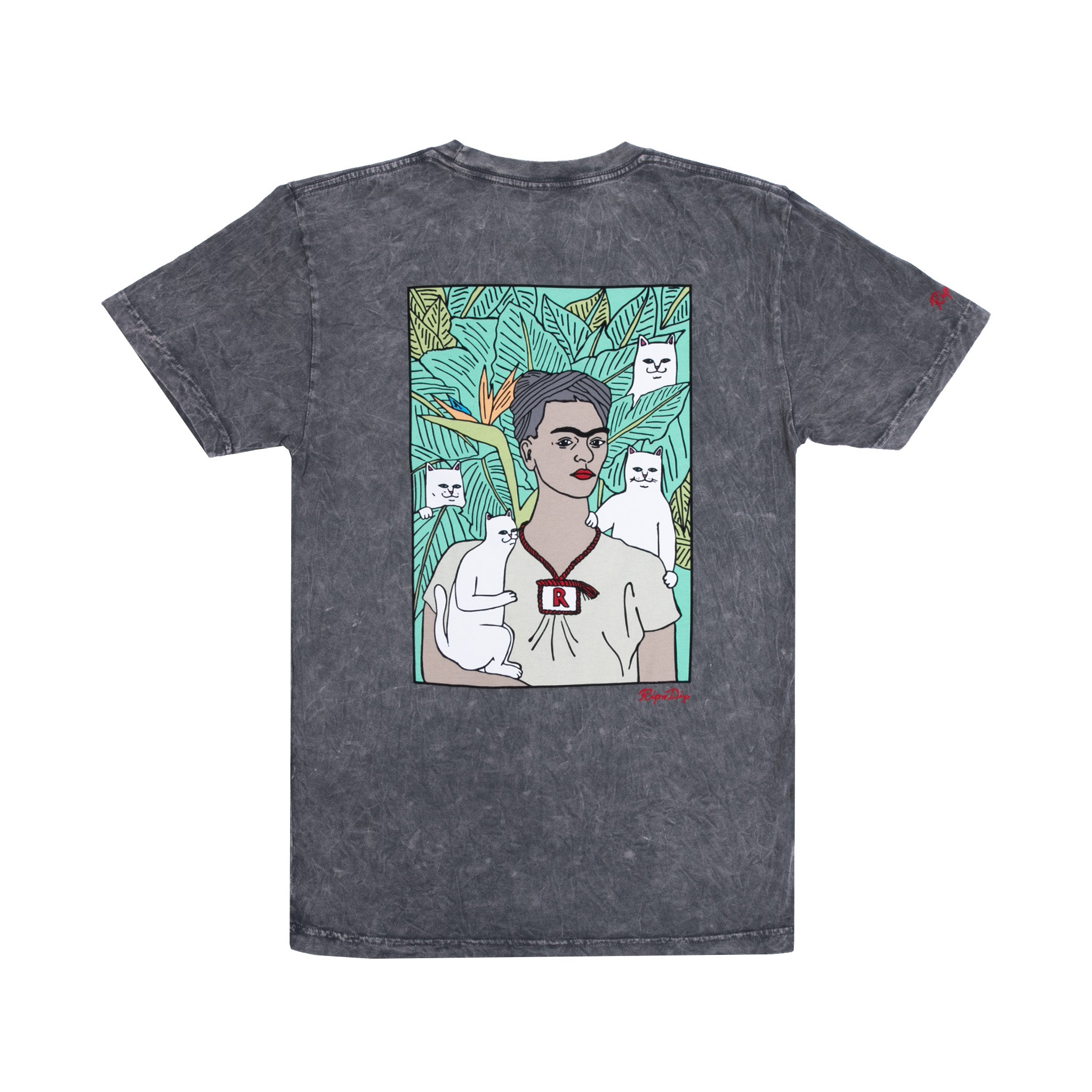  Nermal Portrait Tee (Charcoal Mineral Wash)、mySite、merchandisen