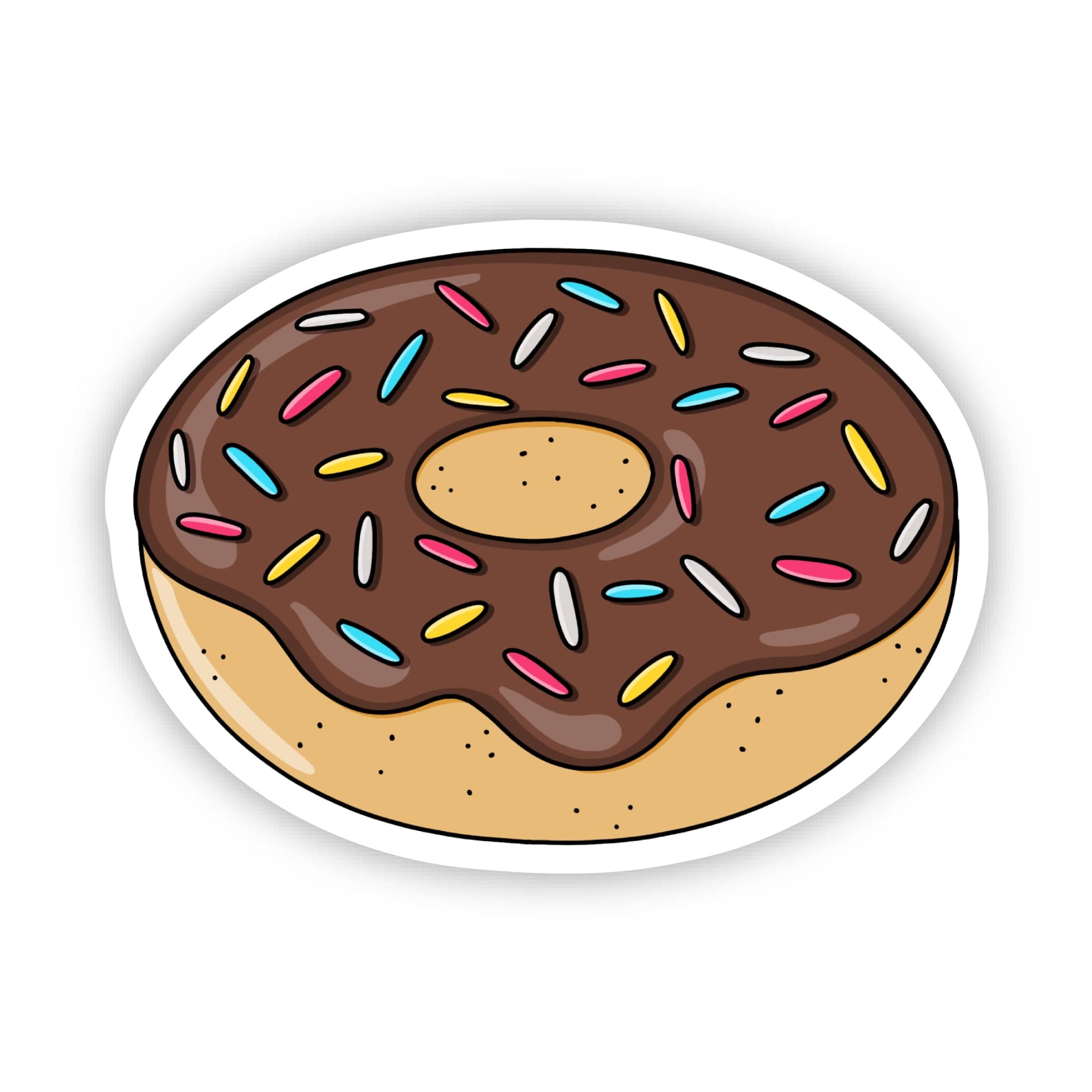  Chocolate Donut Sticker、mySite、ghnorth