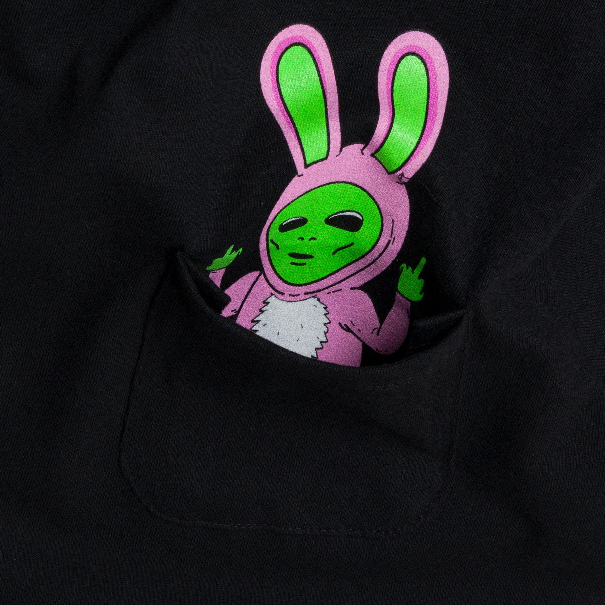  Lord Alien Bunny Pocket Tee (Black)、mySite、merchandisen