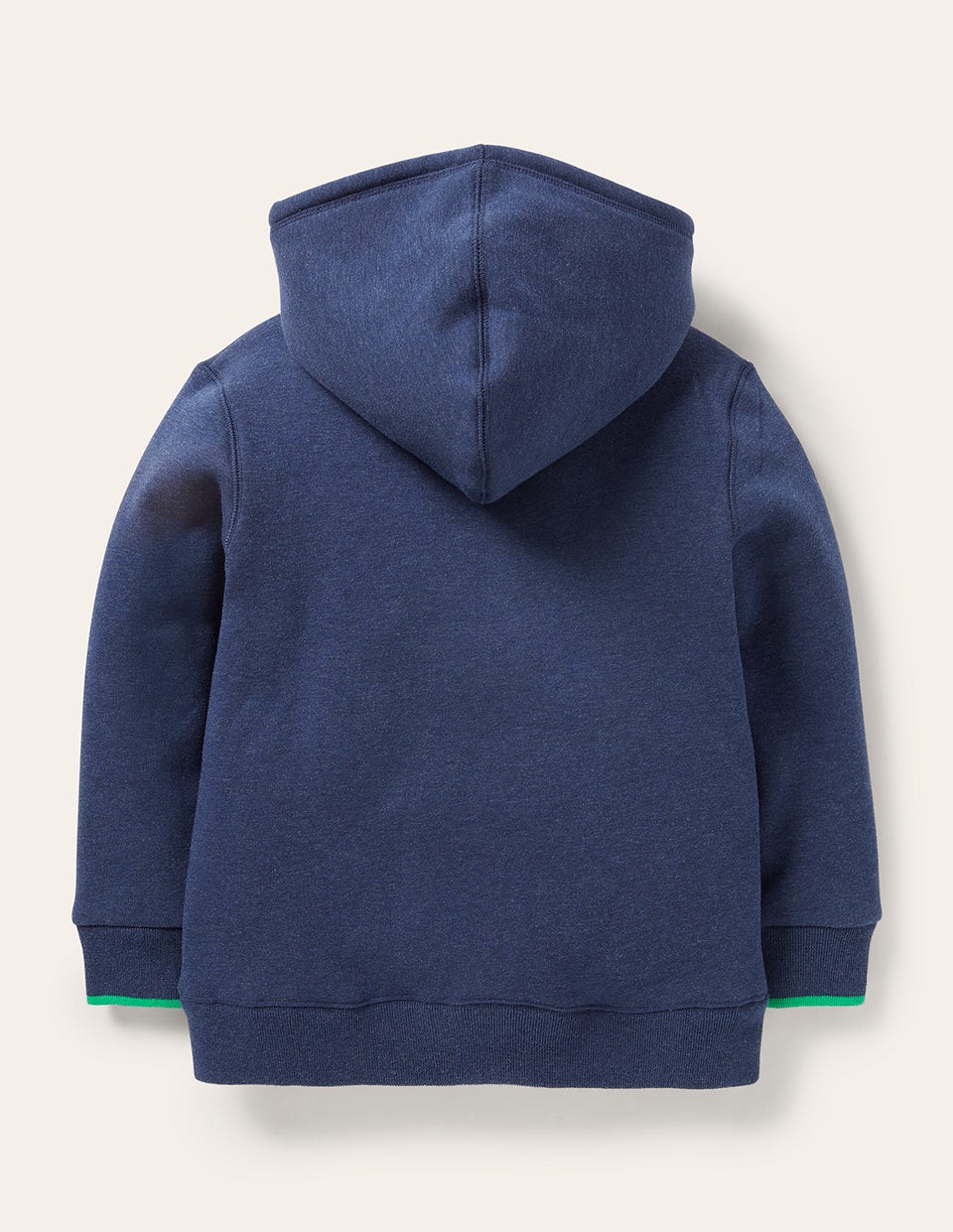 Cosy Fleece-Lined Hoodie-College Navy Marl、mySite、ashleygrahame
