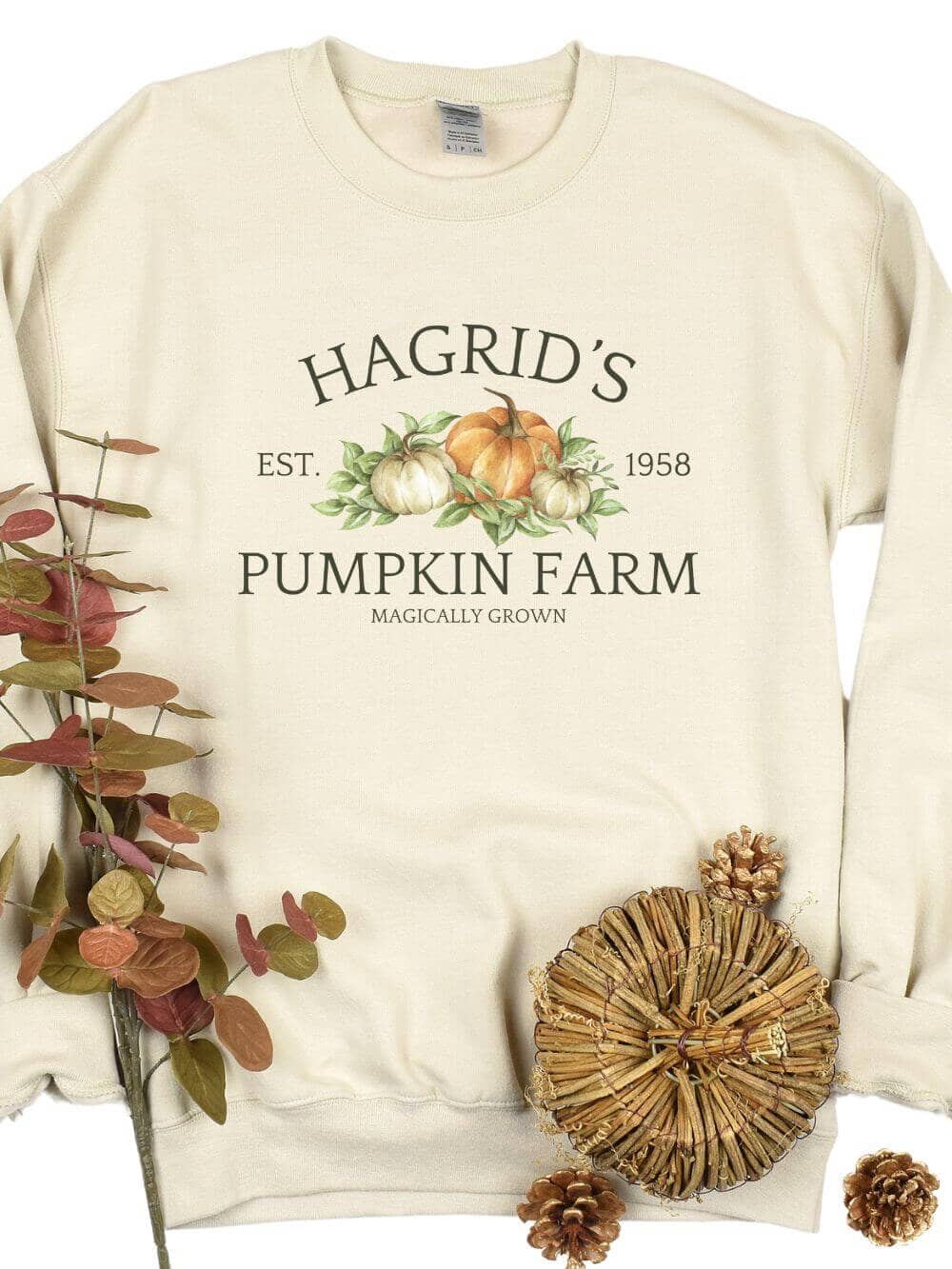 Hagrid's Pumpkin Farm Unisex Heavy Blend Crewneck Sweatshirt、mySite、camillekostekn