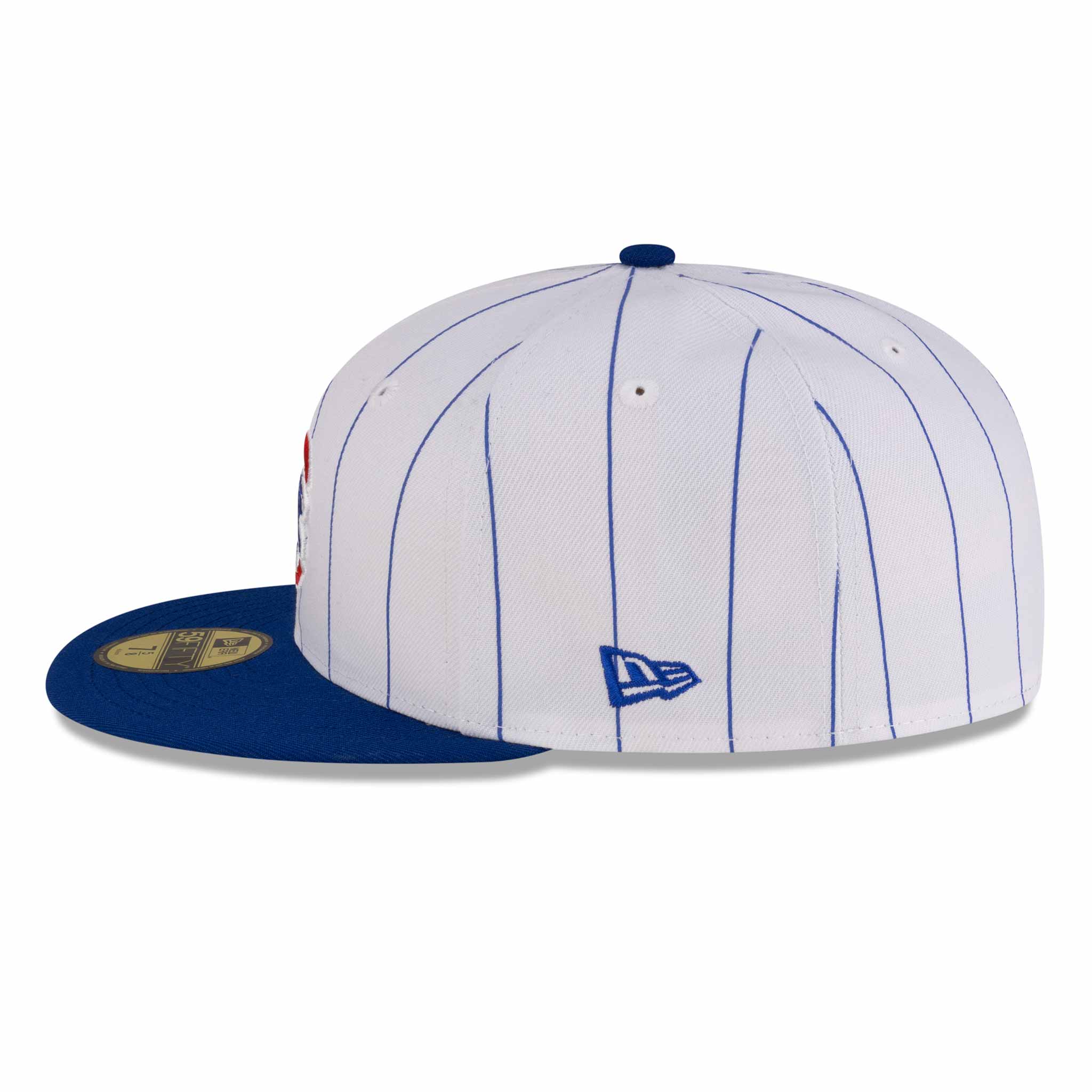Chicago Cubs New Era 59FIFTY White Pinstripe Walking Bear Fitted Cap、mySite、vikingsvslions