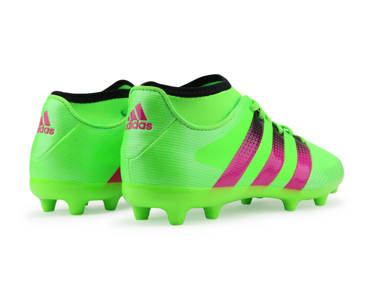 adidas Kids ACE 16.3 Primemesh FG/AG Solar Green/Shock Pink/Black、mySite、bottomscart