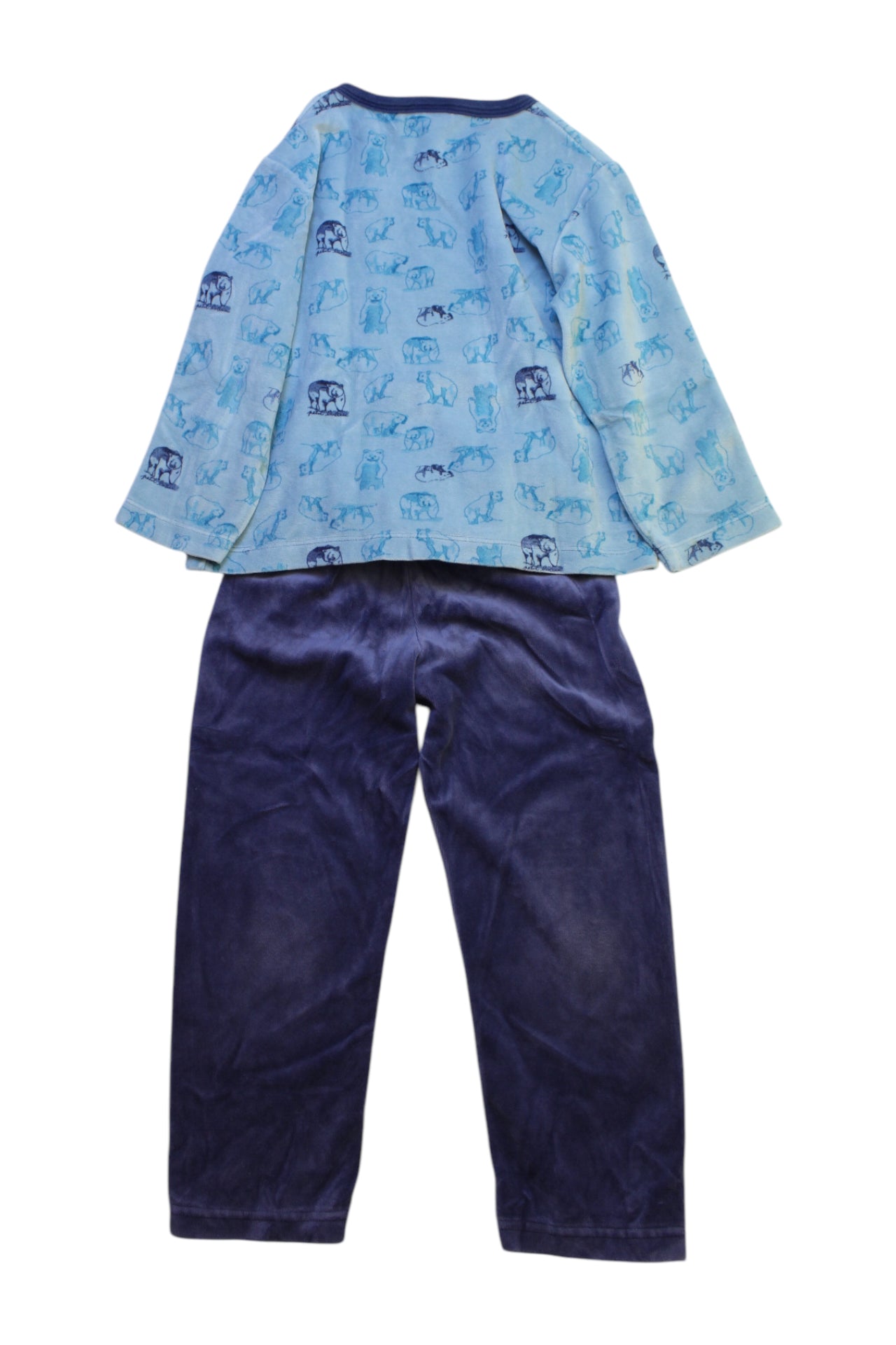 Petit Bateau Animal Pattern Pyjama Set Size 4T、mySite、g9winljtr