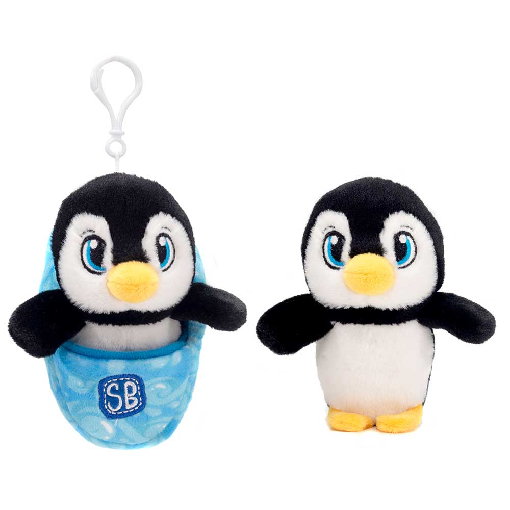 SWADDLE BABIES KC - 4.5IN PENGUIN KEYCLIP、mySite、g9winljtr