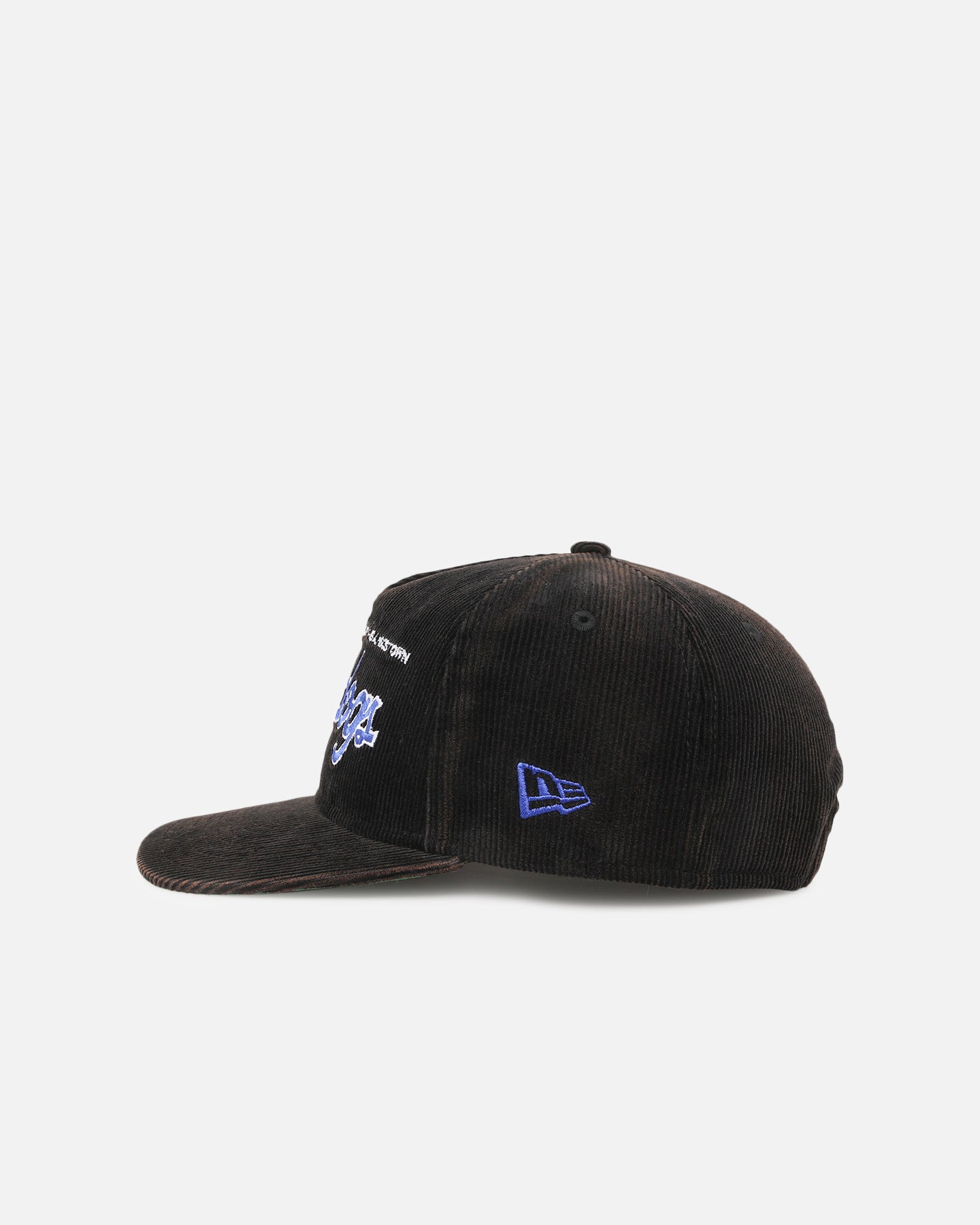 New Era Canterbury-Bankstown Bulldogs 'NRL Golfer Washed Black' Pre-Curved Corduroy Golfer Snapback Washed Black、mySite、zt4zffjzw