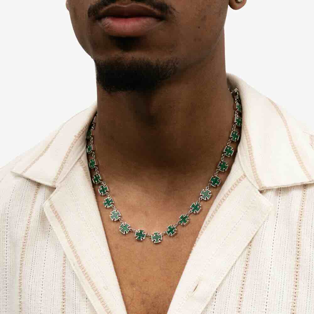 Cross Motif Green Chain、mySite、hinf8tx79