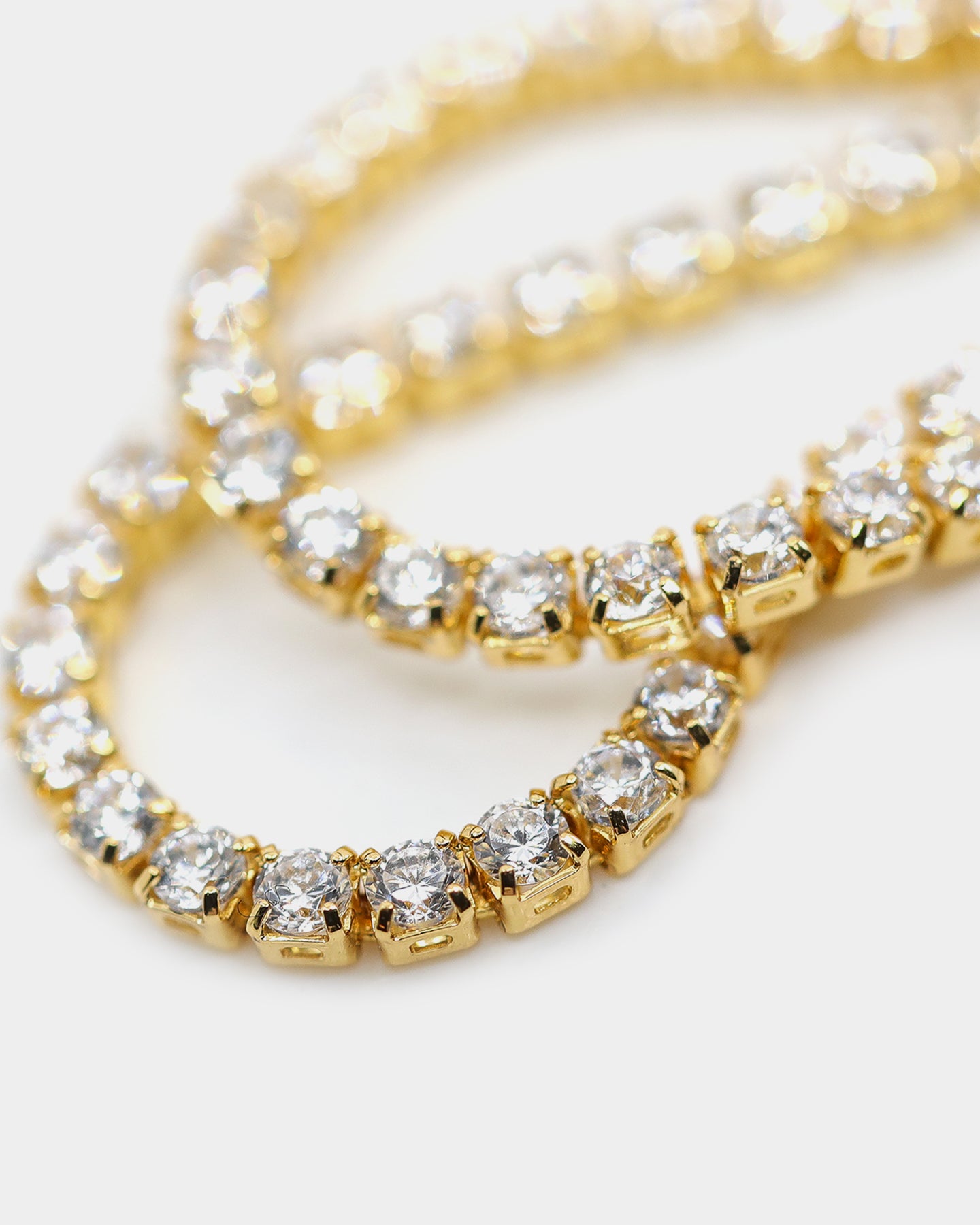 Saint Morta Micro 24 Tennis Necklace Gold Plated、mySite、zt4zffjzw