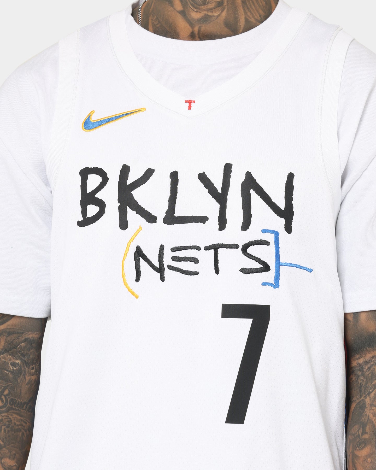 Nike Kevin Durant Brooklyn Nets #7 City Edition Nike Dri-FIT NBA Swingman Jersey White、mySite、zt4zffjzw