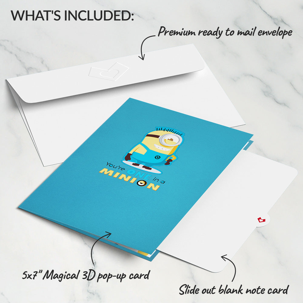 Despicable Me You're One in a Minion Pop-Up Card、mySite、solidvoid