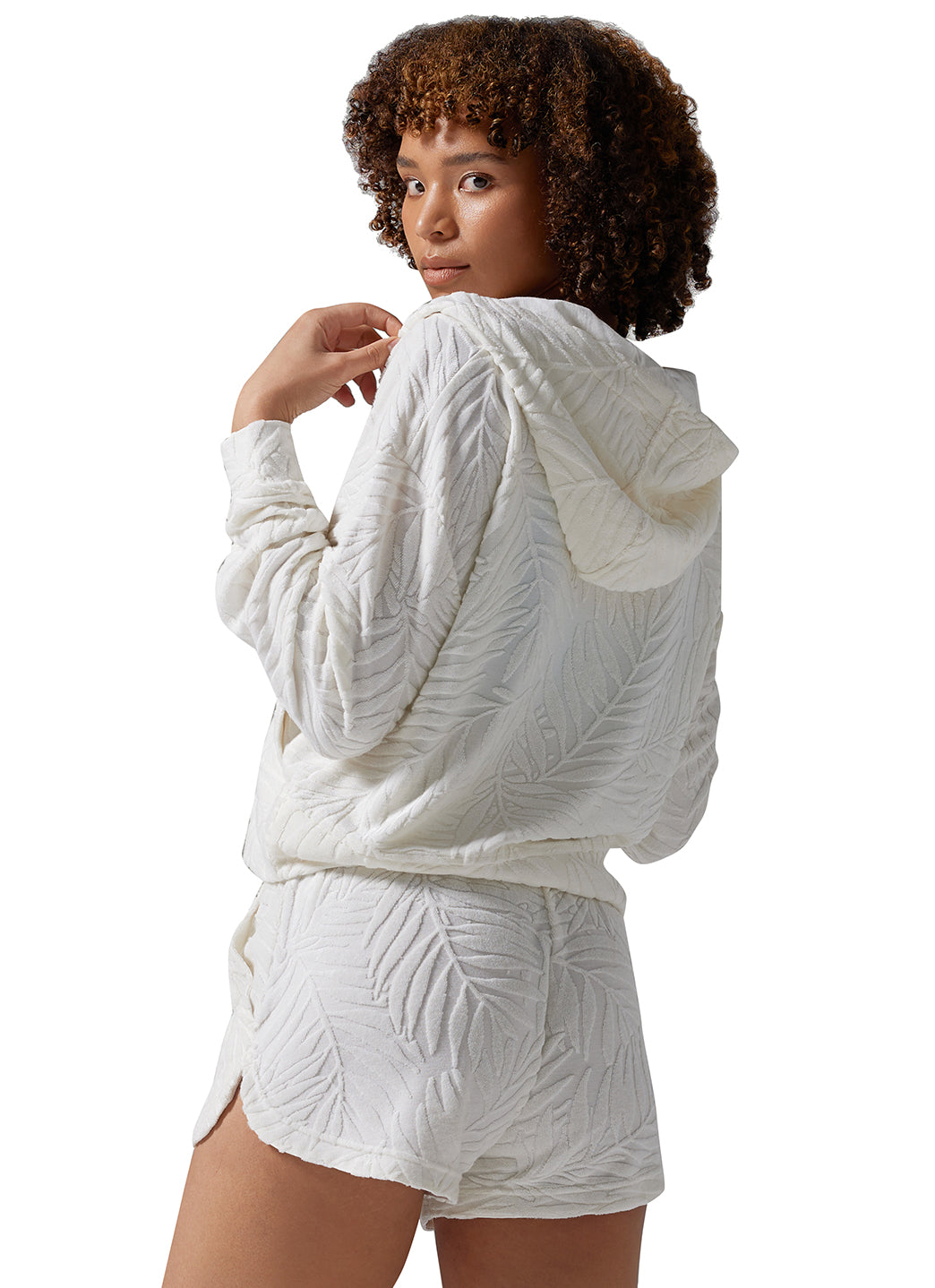 Tavi Palm Terry Zip Hoodie、mySite、noshort