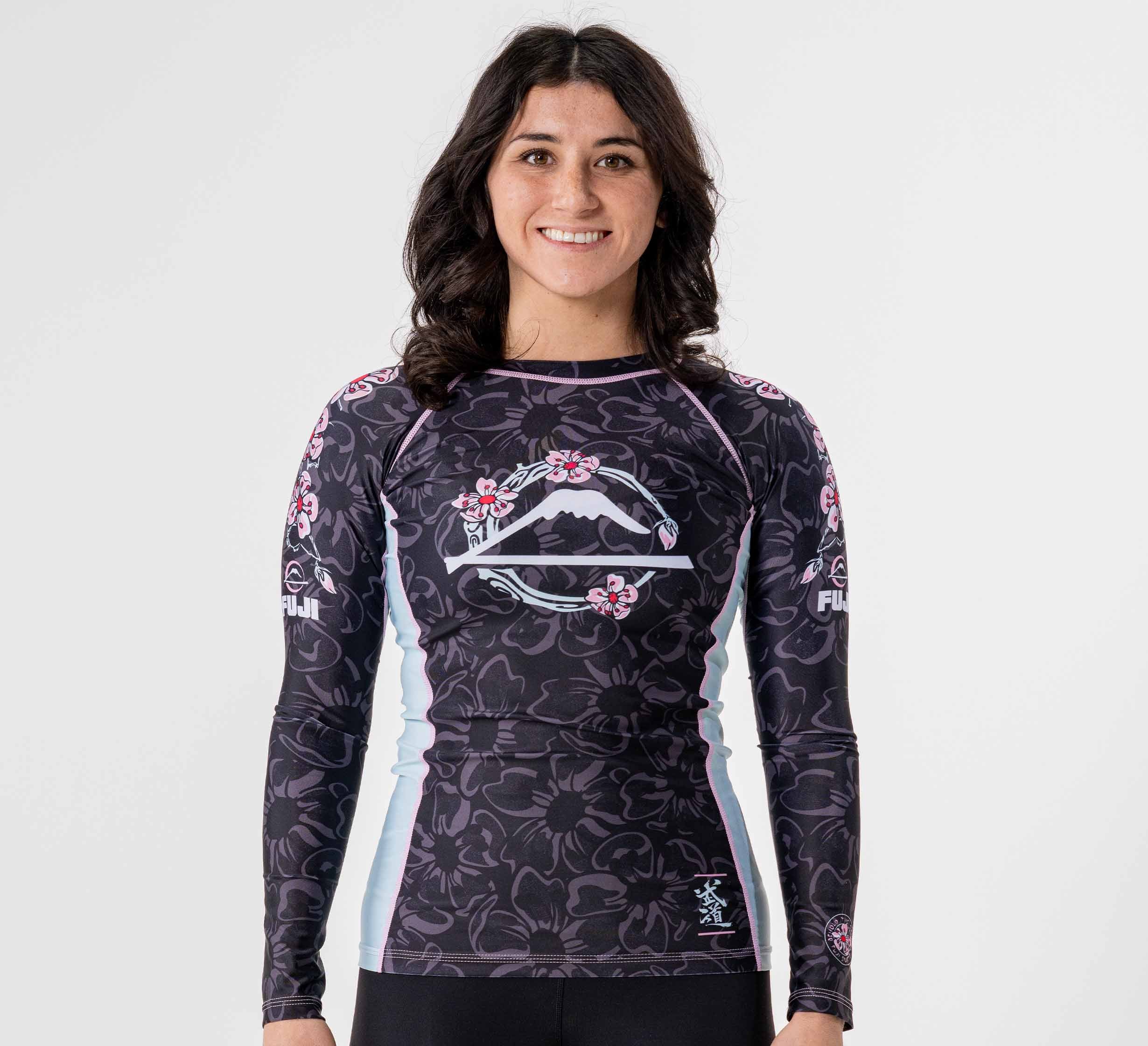 Womens Blossom Rashguard Black/Pink、mySite、gigharbornorthrealestate