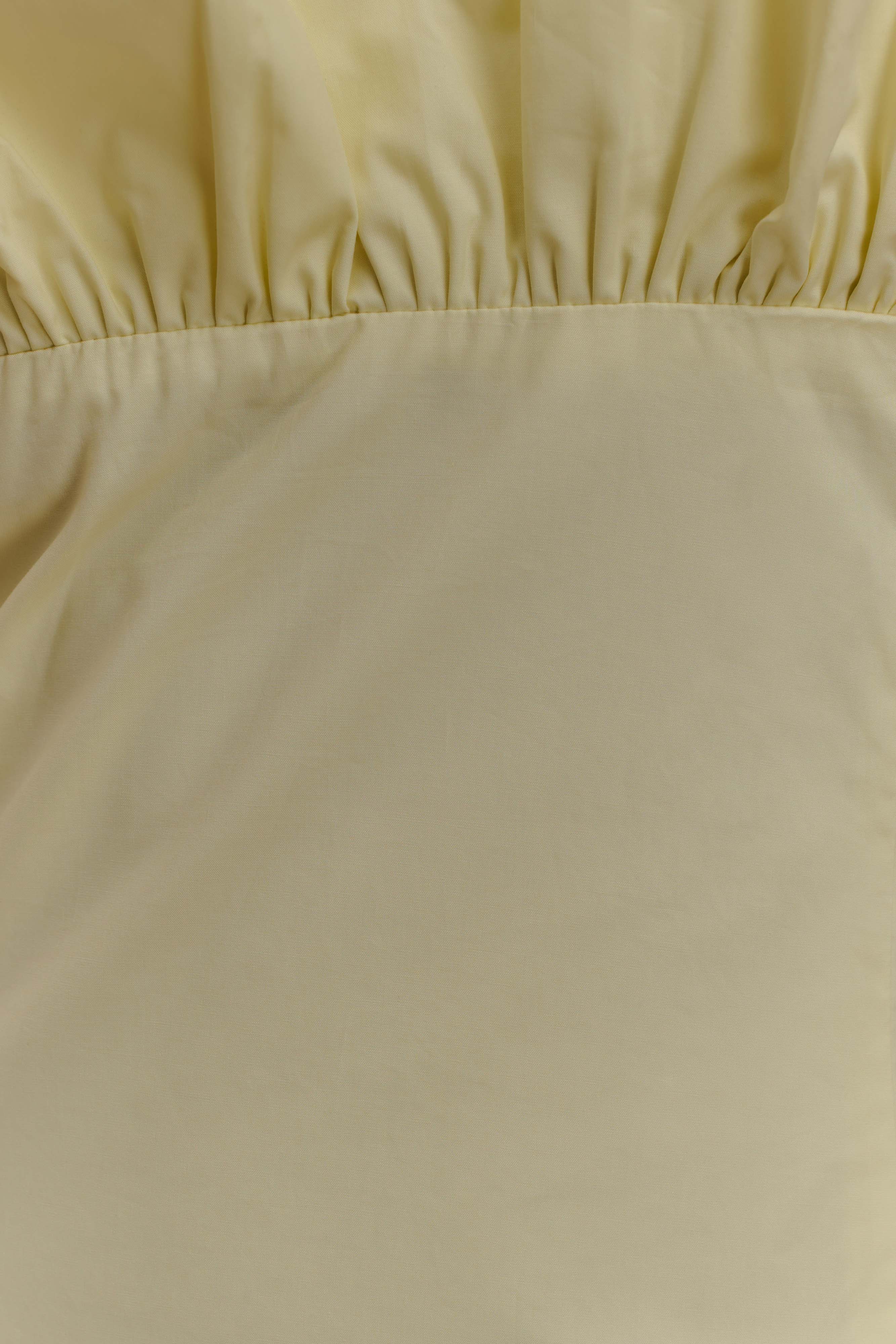 Janis Cotton Frill Maxi Dress - Lemon、mySite、solidvoid