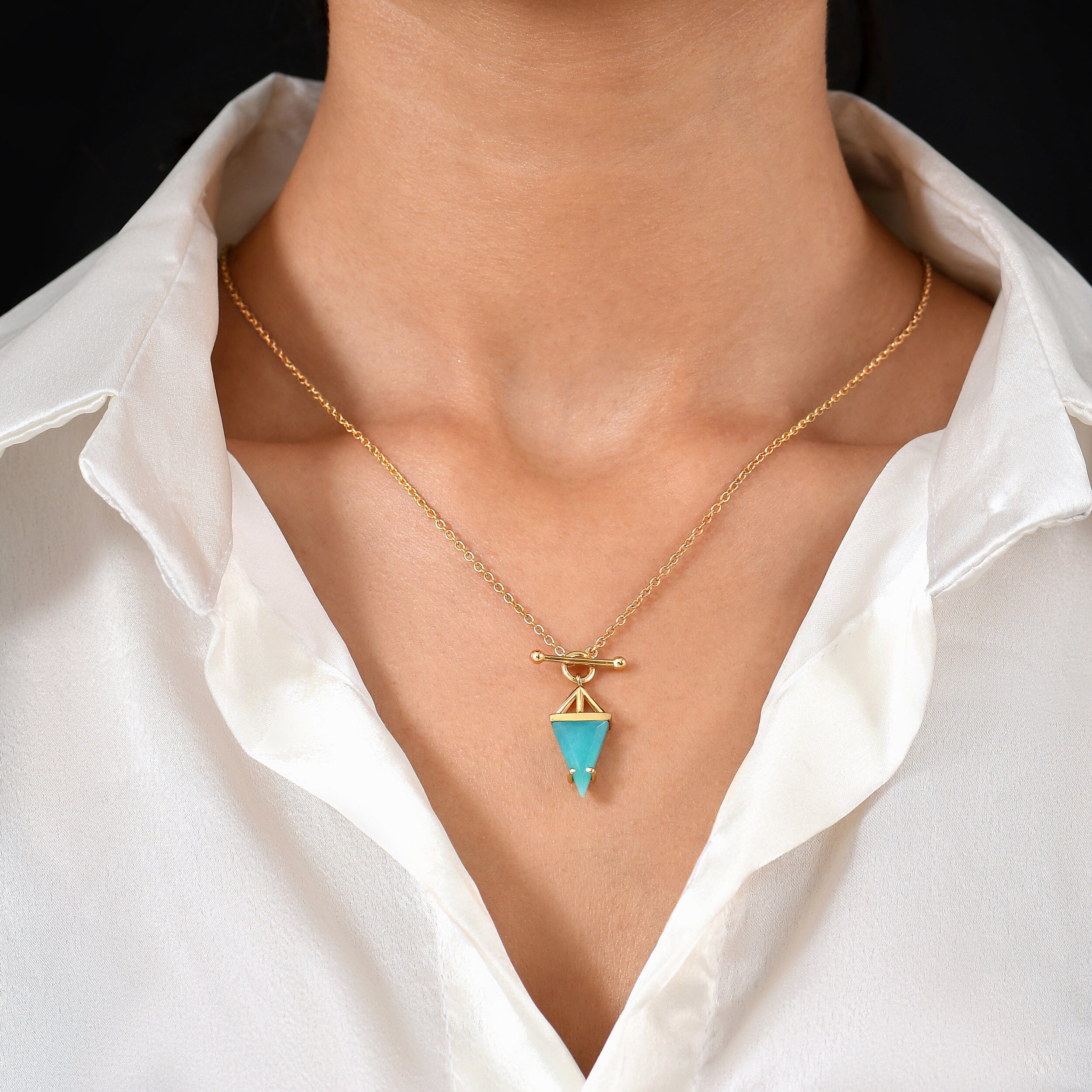 Amazonite Necklace - Heroine T-Lock、mySite、hinf8tx79