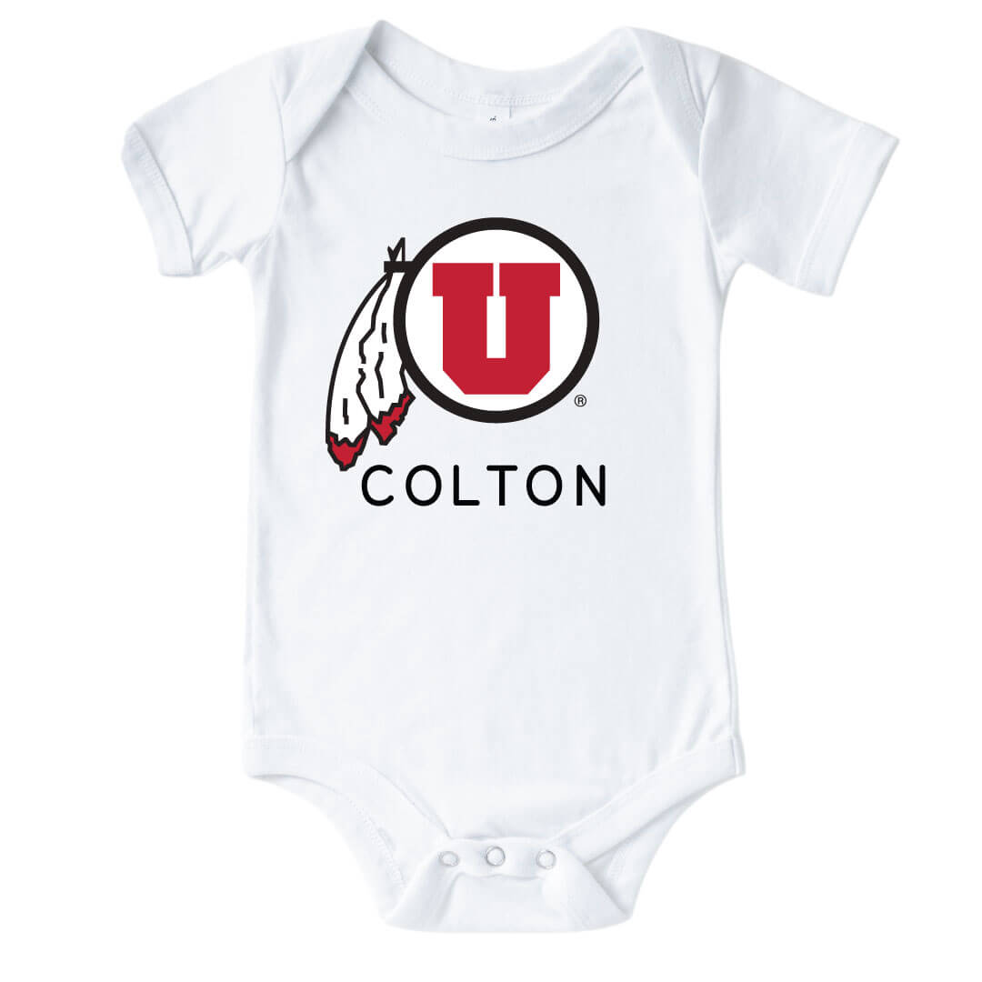  University of Utah | UU Personalized Graphic Bodysuit、mySite、layawaytickets