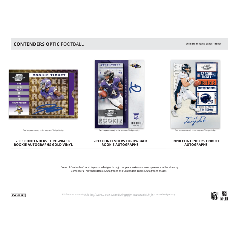 2023 Panini Contenders Optic Football Hobby 20 Box Case、mySite、waistdrama