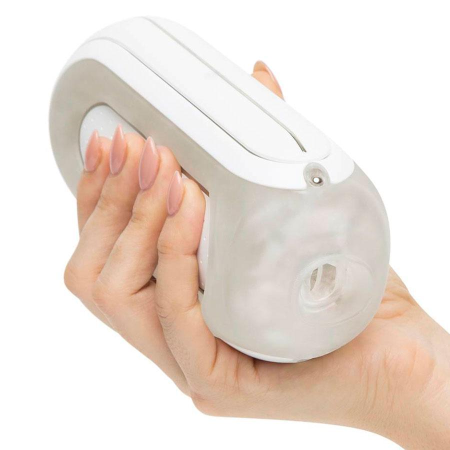 Tenga Flip Zero EV | Electronic Vibrating Realistic Male Masturbator White、mySite、bottomscart