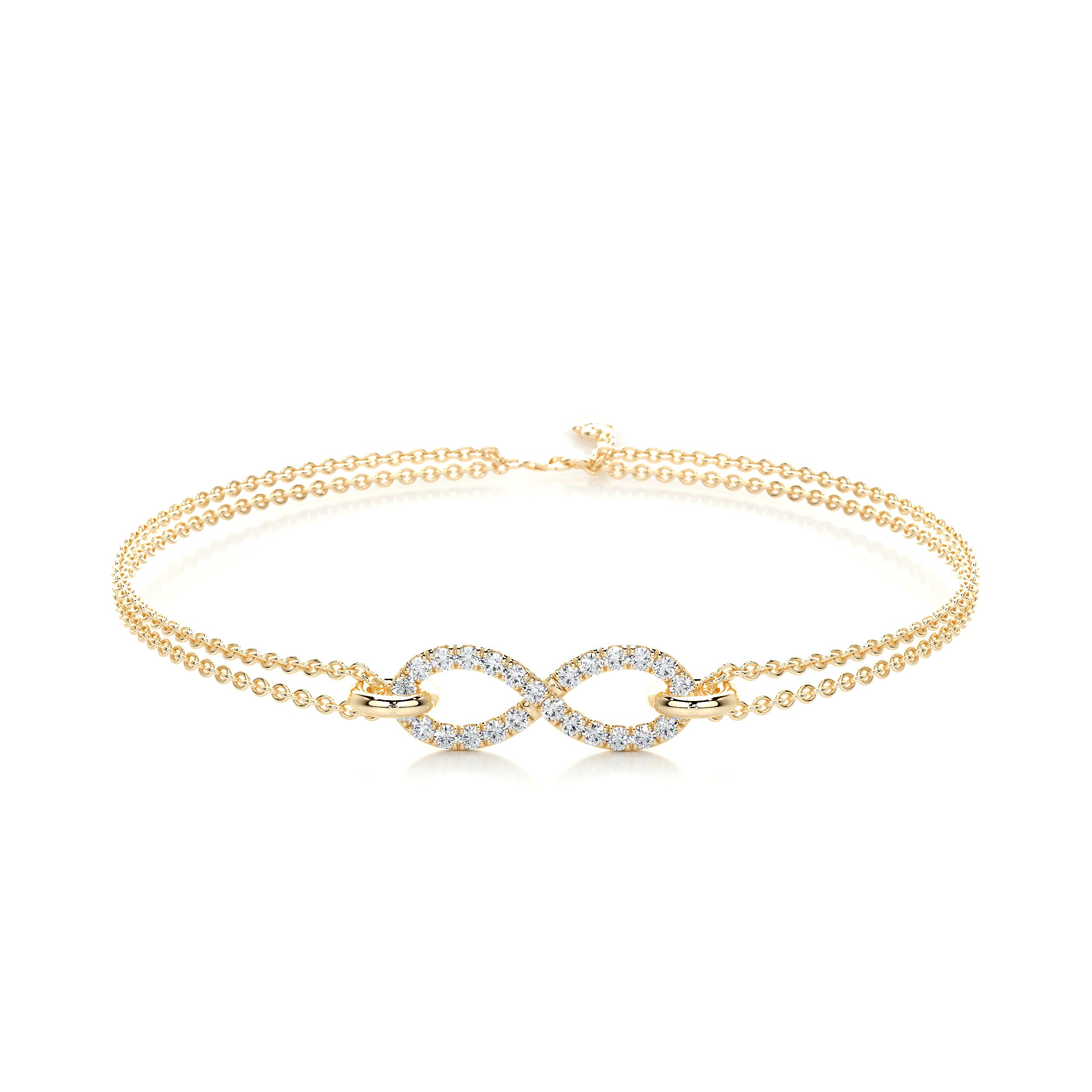 Debbie Diamonds Bracelet (0.25 Carat) -18K Yellow Gold、mySite、hinf8tx79