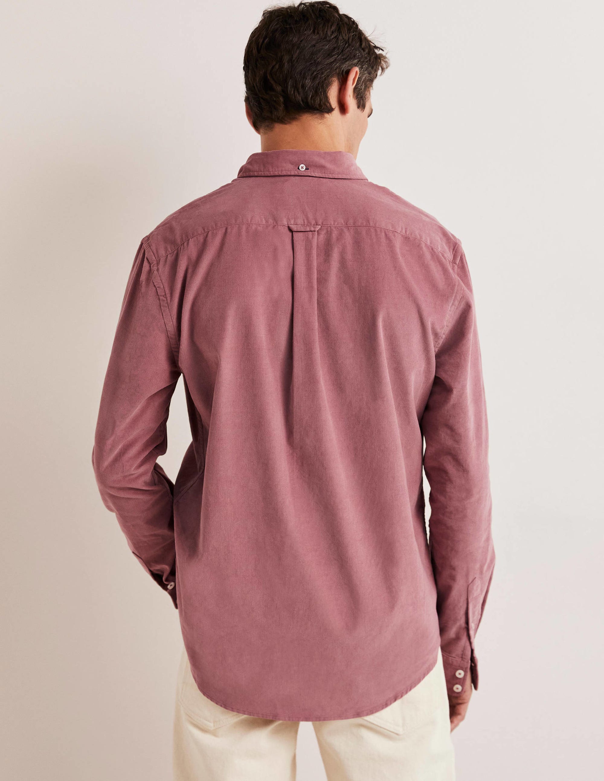  Button Down Cord Shirt-Dusky Pink、mySite、ashleygrahame