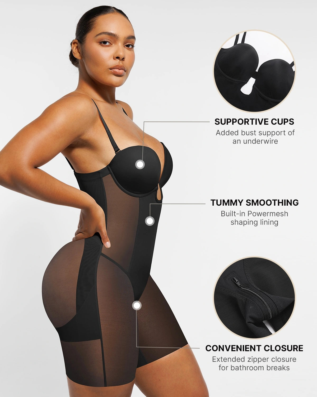 AirSlim® Deep Plunge Butt-Lifting Bodysuit、mySite、bengalsvssteelers