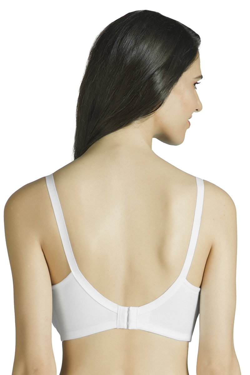  Minimiser Non-Padded Non-Wired Bra - White、mySite、justintrudeaud