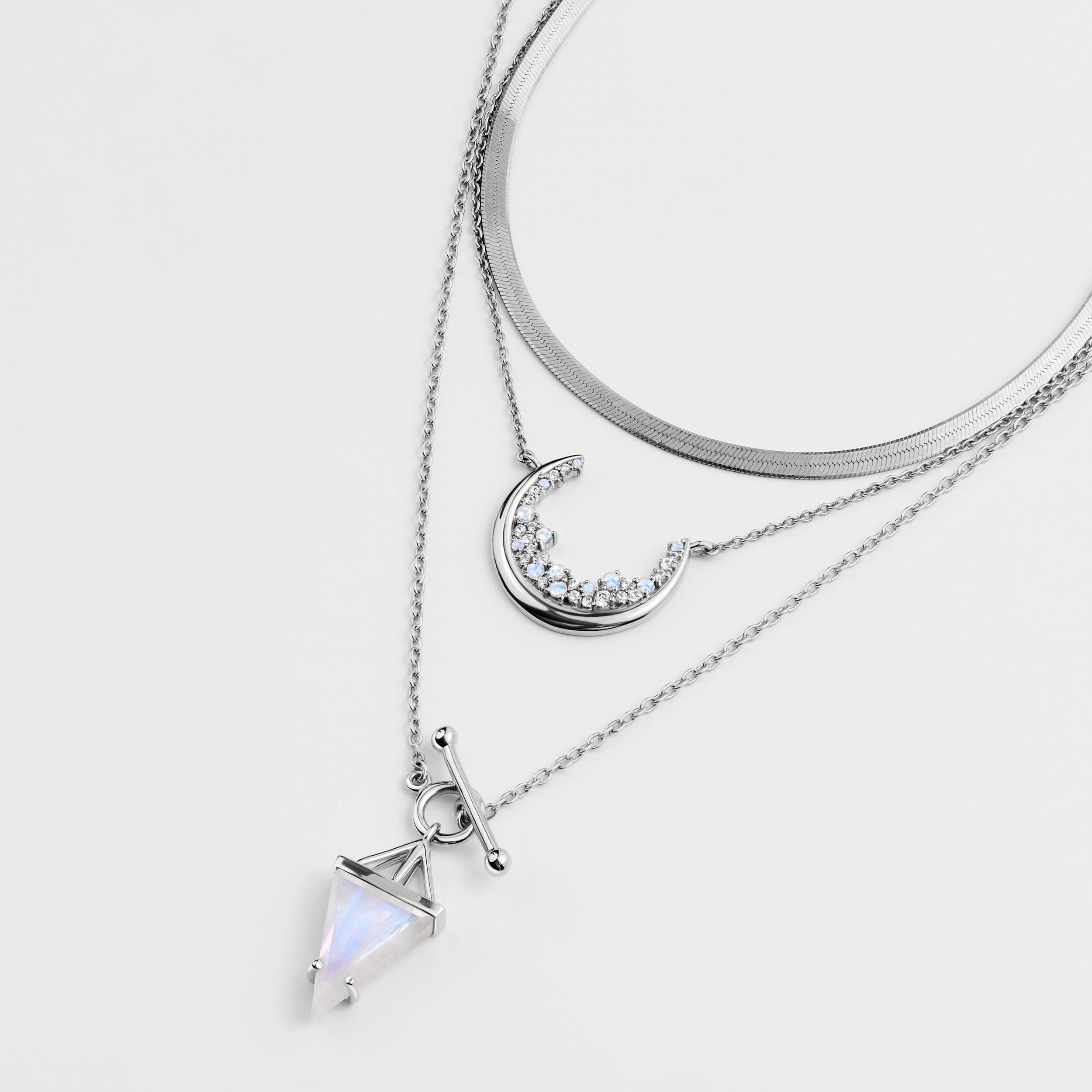 Moonstone Necklace Set - Iconic Trio、mySite、hinf8tx79