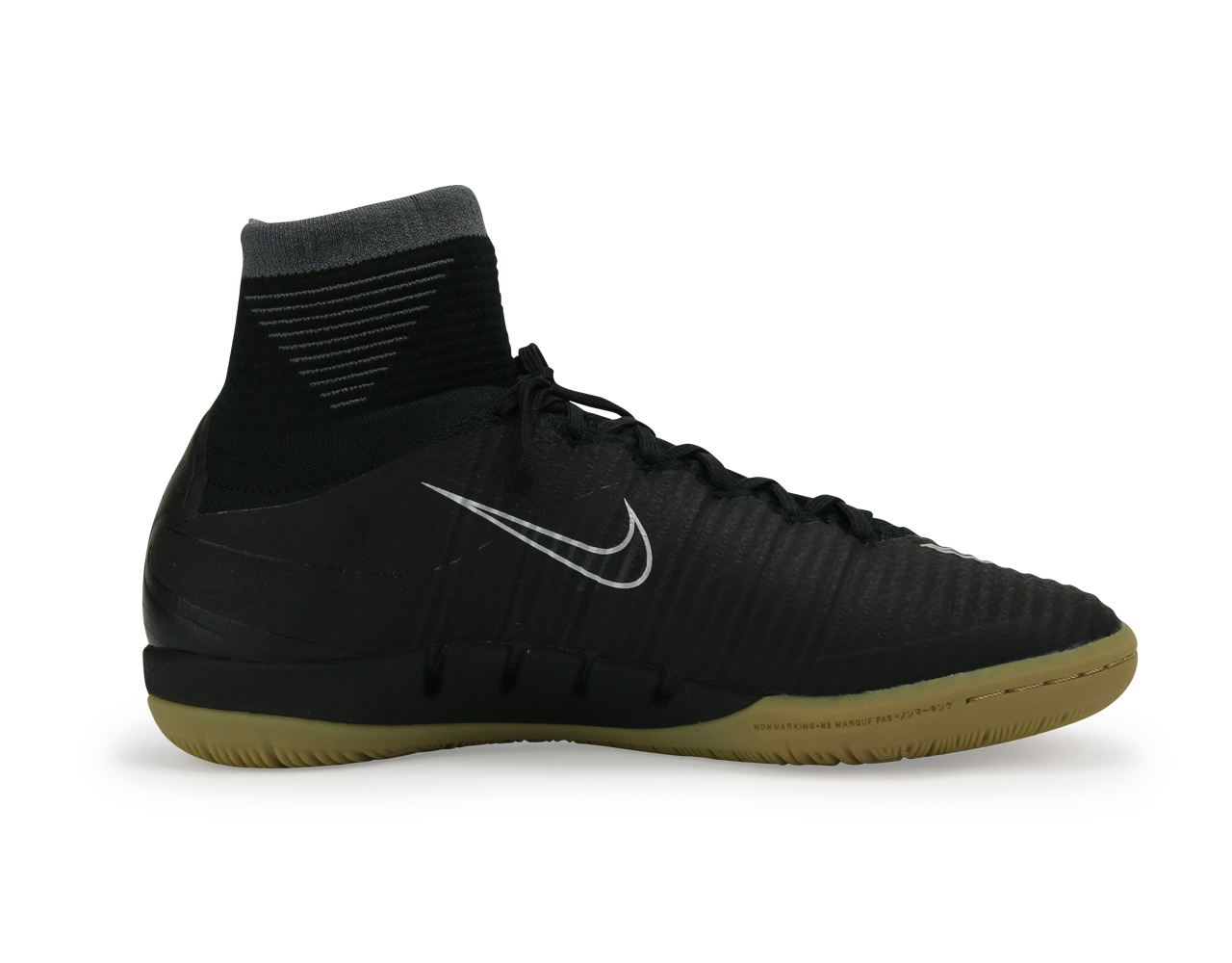 Nike Men's MercurialX Proximo II Indoor Soccer Shoes Black/Black/Gum、mySite、noshort