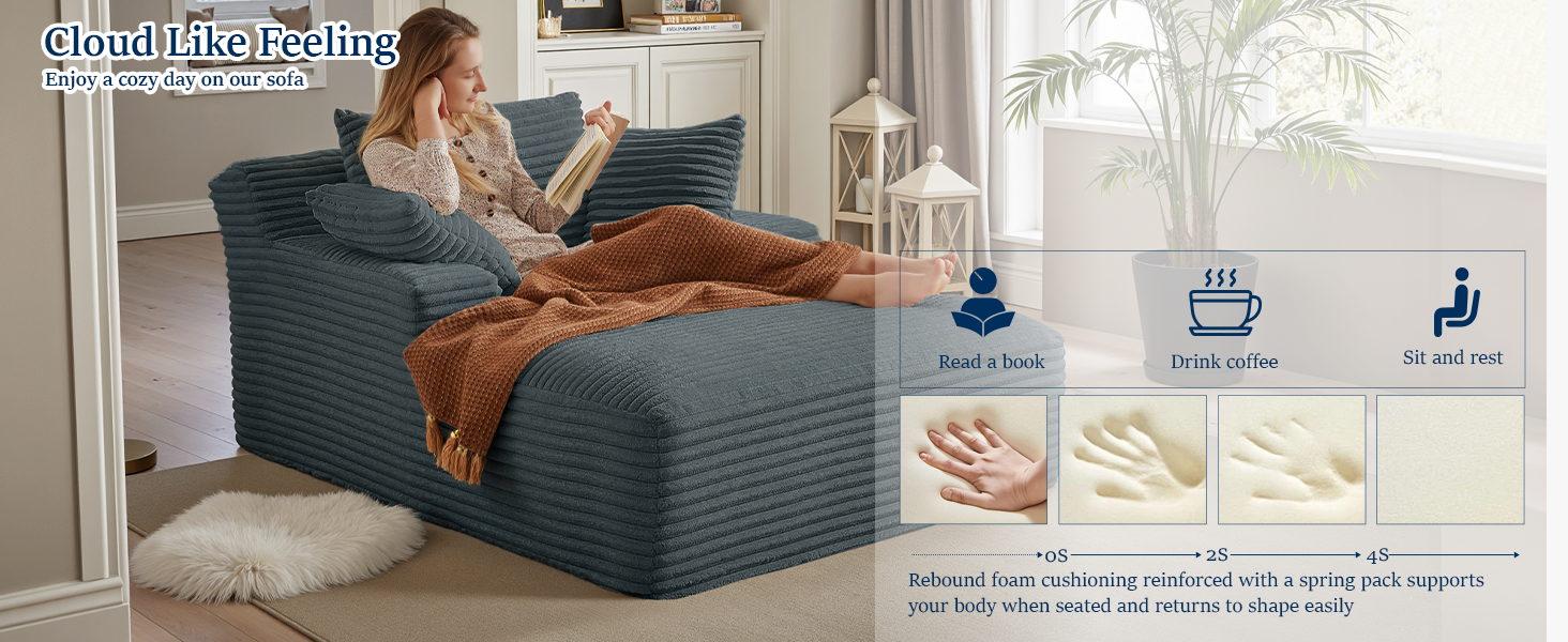 Oversized Chaise Lounge Chair