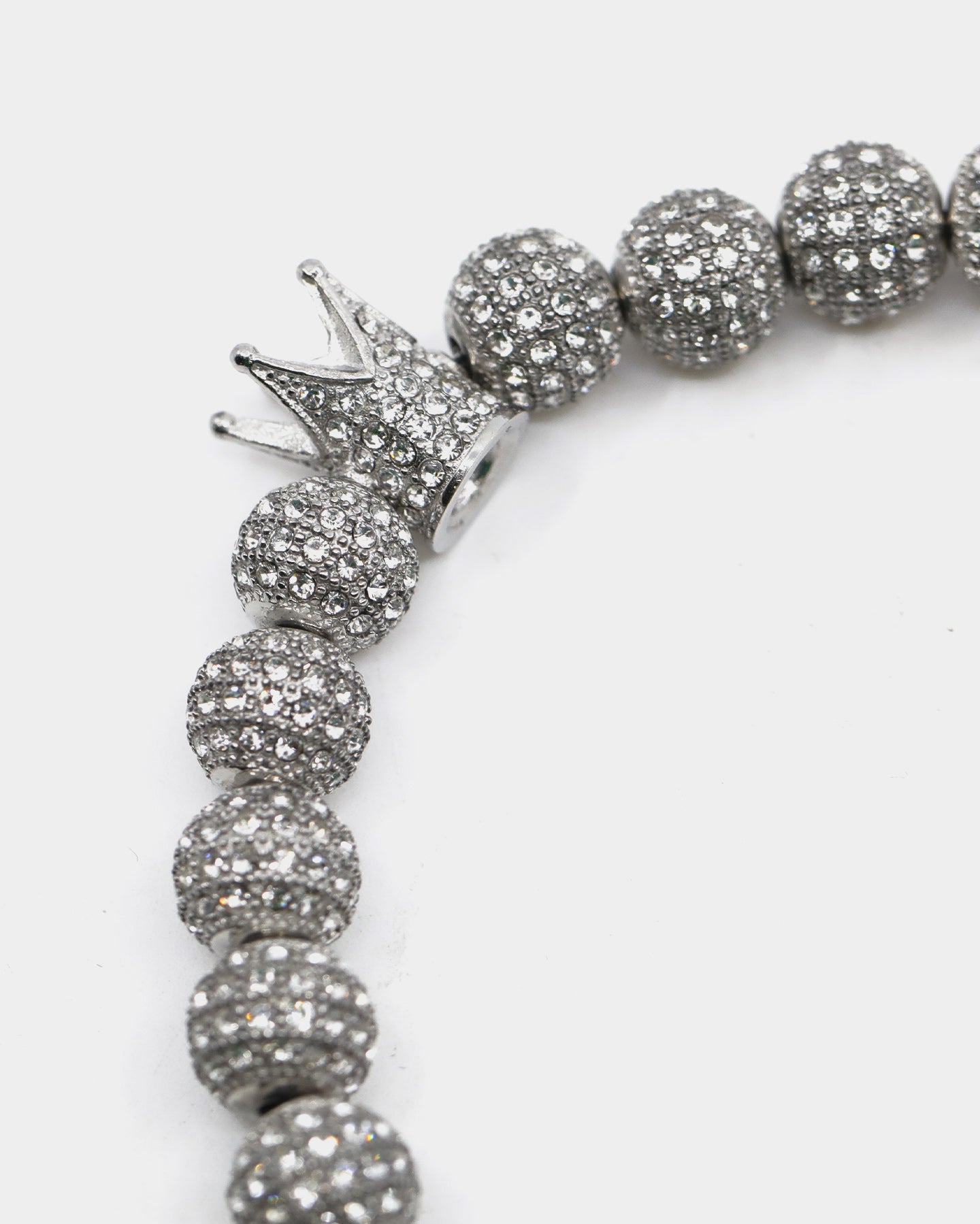 Saint Morta Crown Bracelet Iced White Gold、mySite、zt4zffjzw
