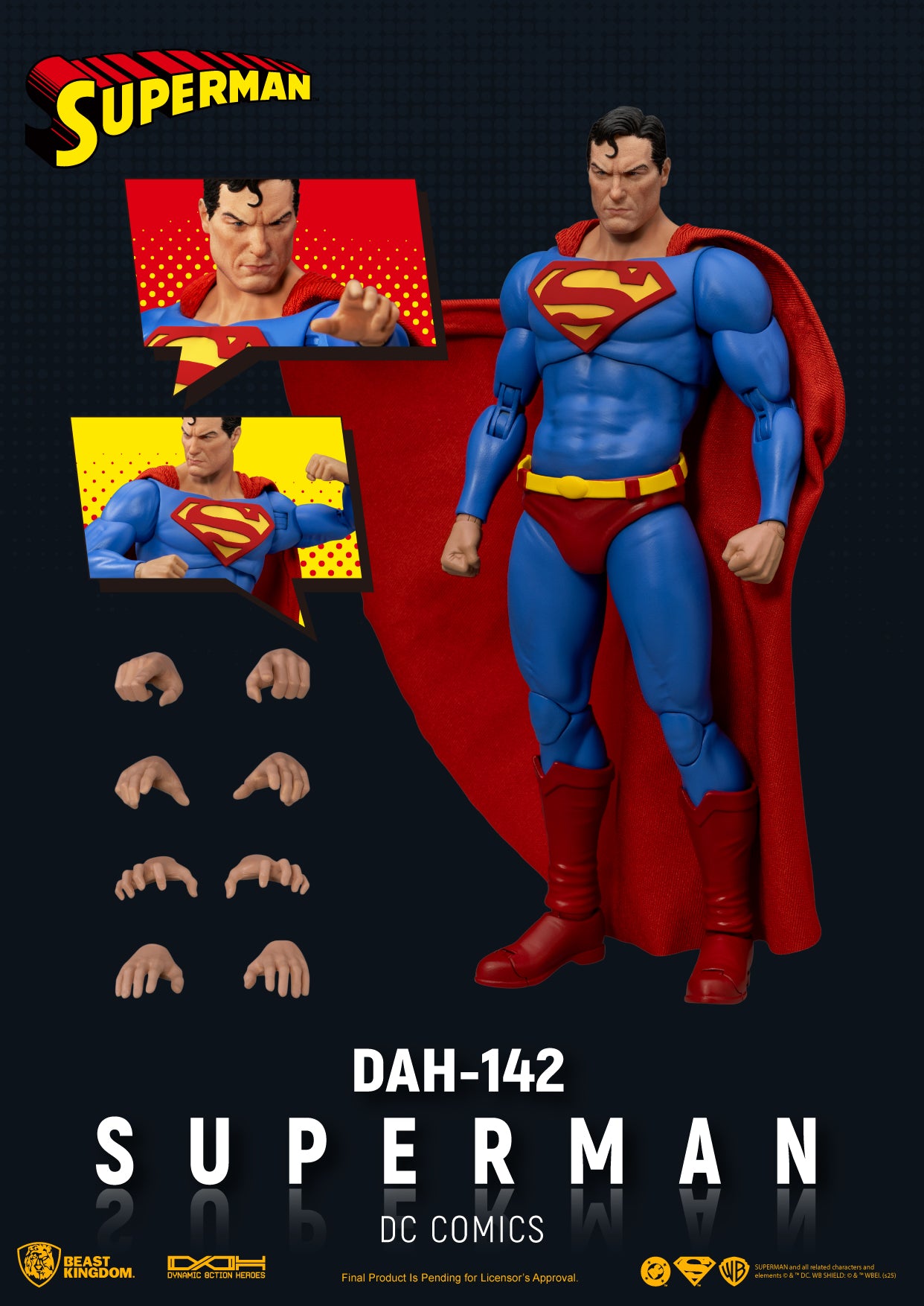 DC Comics Dynamic 8ction Heroes DAH-142 Superman、mySite、hgirdovlk