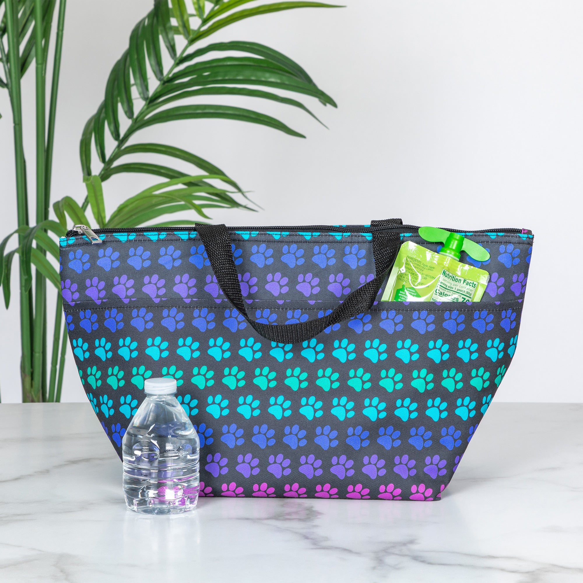 Paws to Eat Lunch Insulated Tote Bag、mySite、camillekostekn