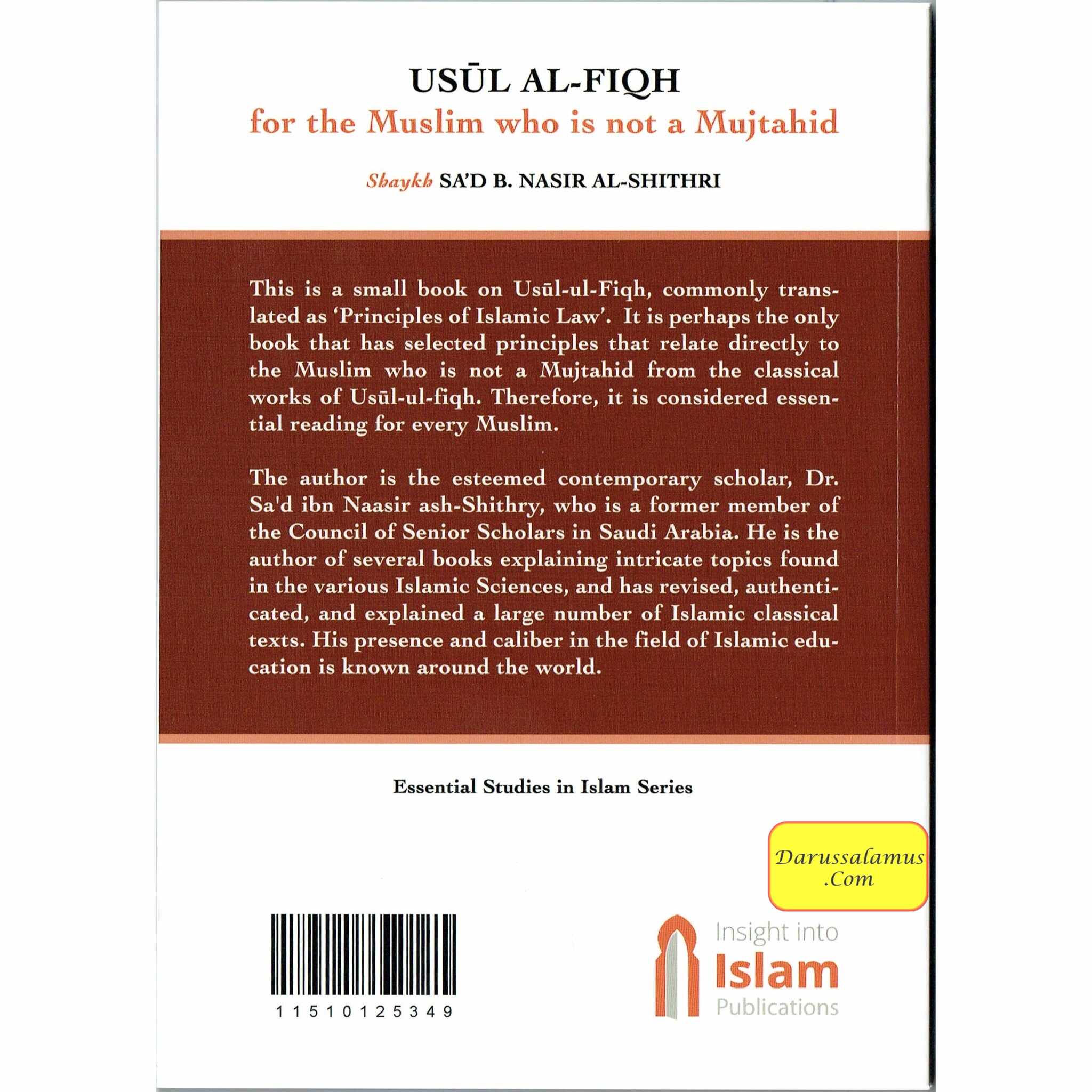 USUL AL-FIQH By Shaykh Sad B. Nasir Al-Shithri、mySite、topwebapps