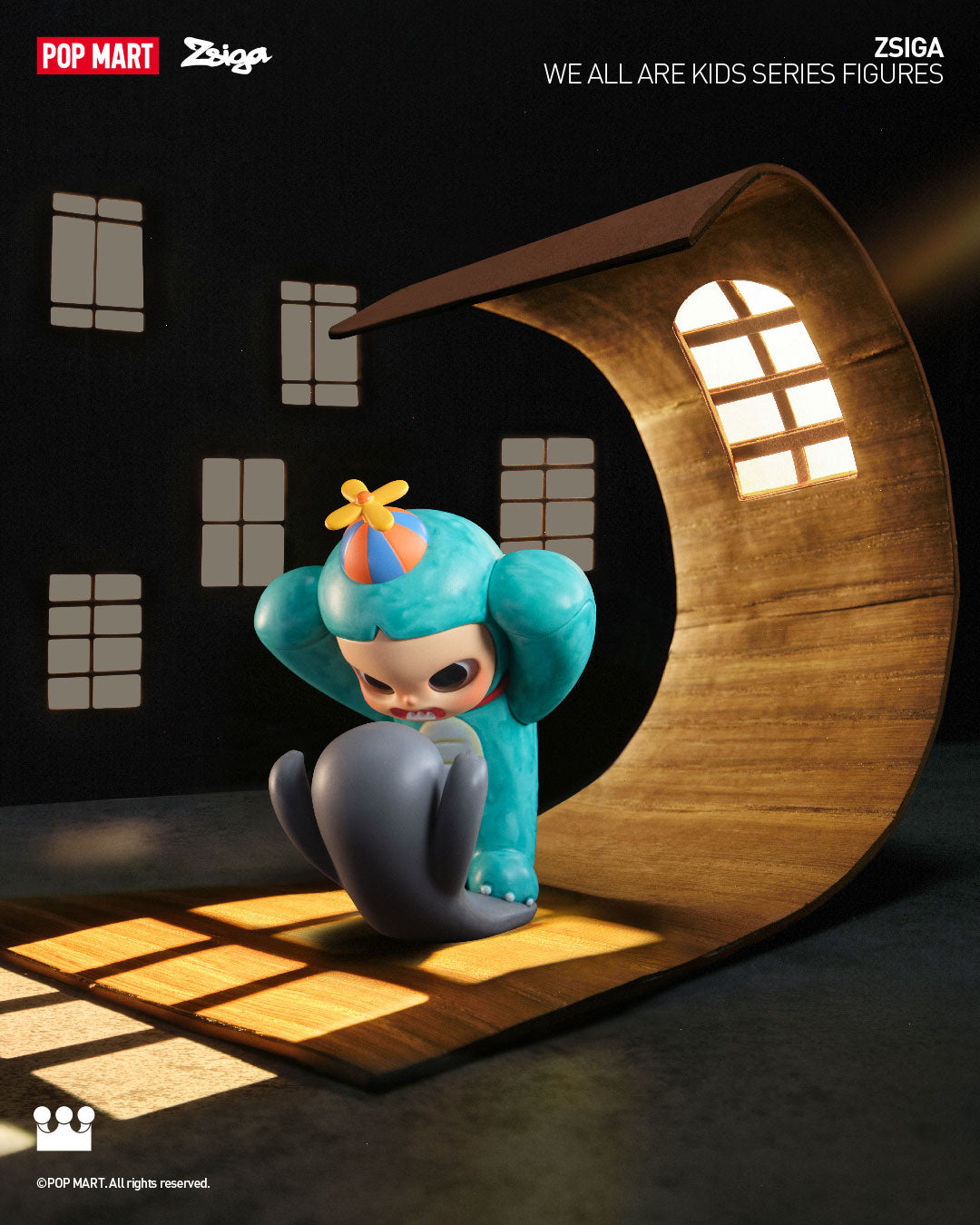  POP MART Zsiga We All Are Kids Series Figures、mySite、greenlandpopulation