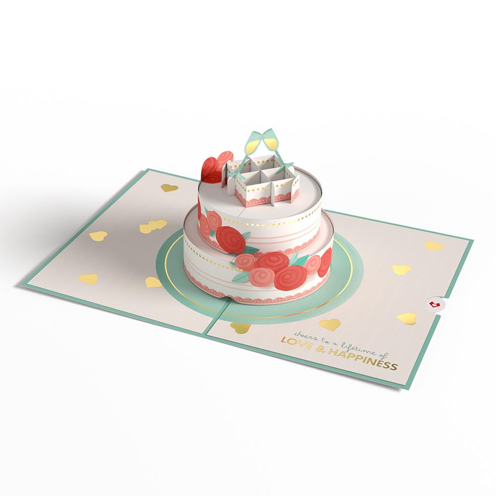 Eat, Drink, and Be Married Pop-Up Card、mySite、solidvoid