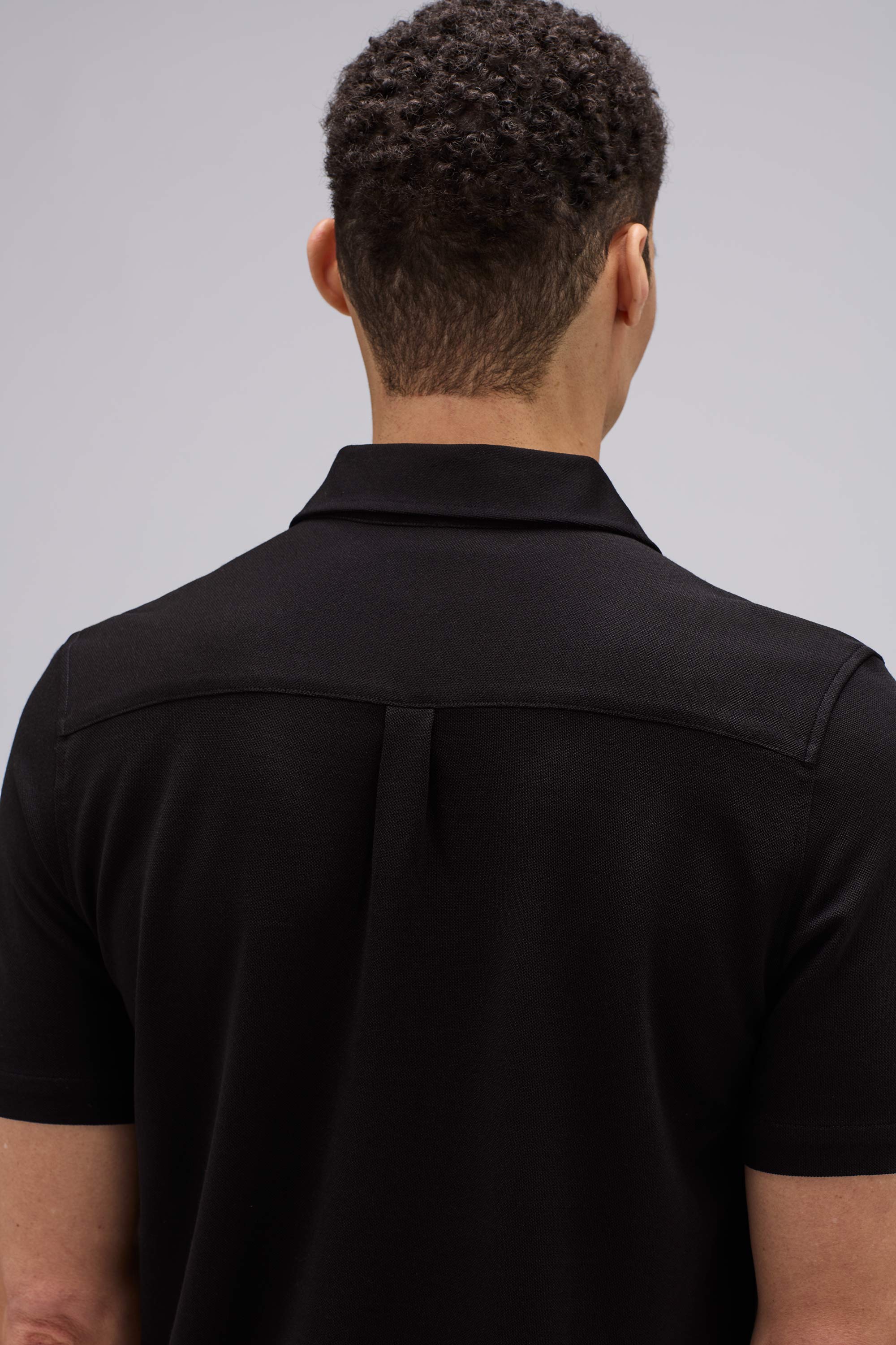 Men's Short Sleeve Merino Button-Up、mySite、noshort