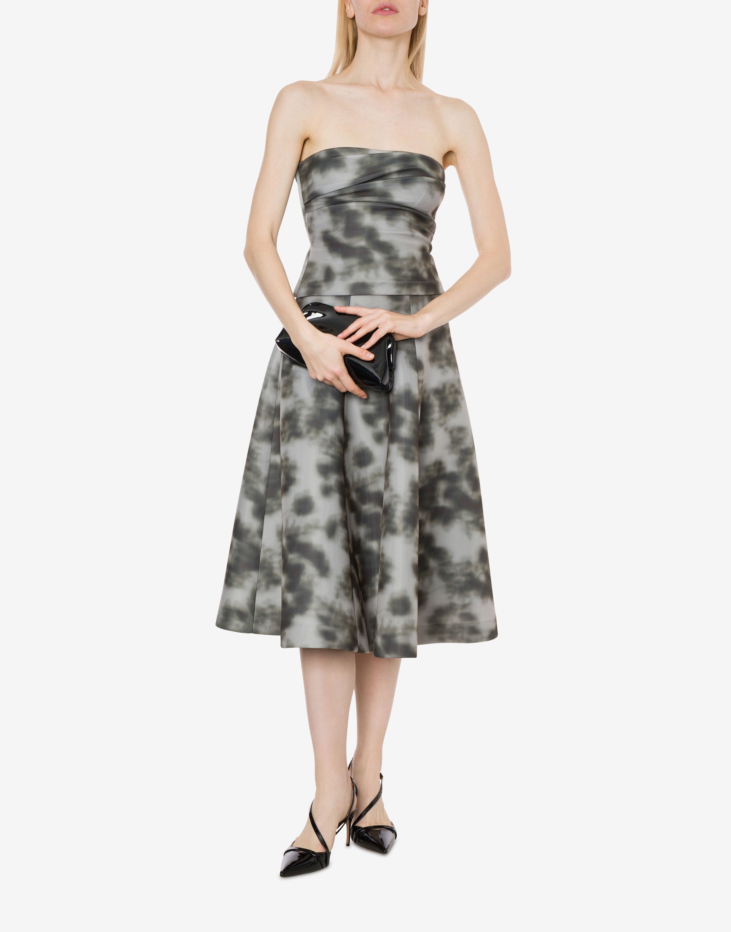 Top bustier in scuba light stampato、mySite、aoinhome