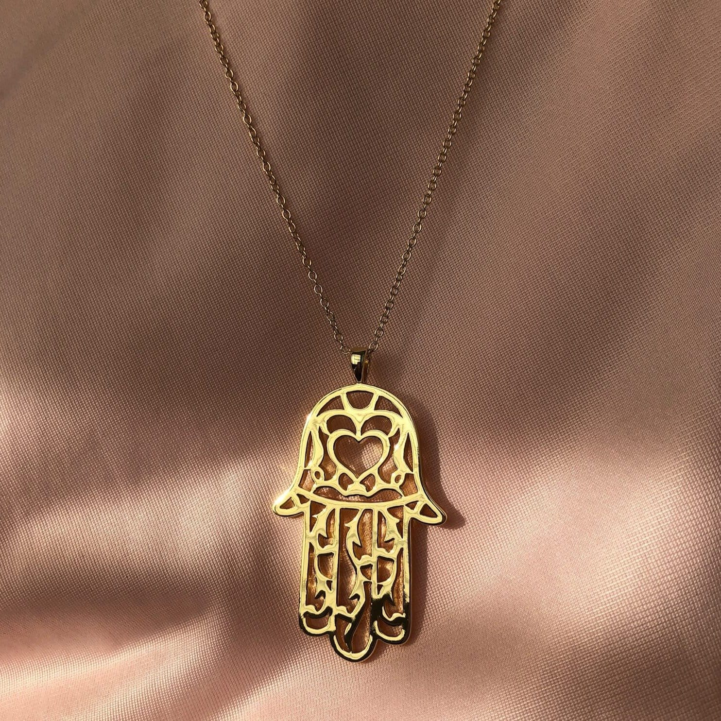 Moroccan Hamsa Love Necklace、mySite、topwebapps