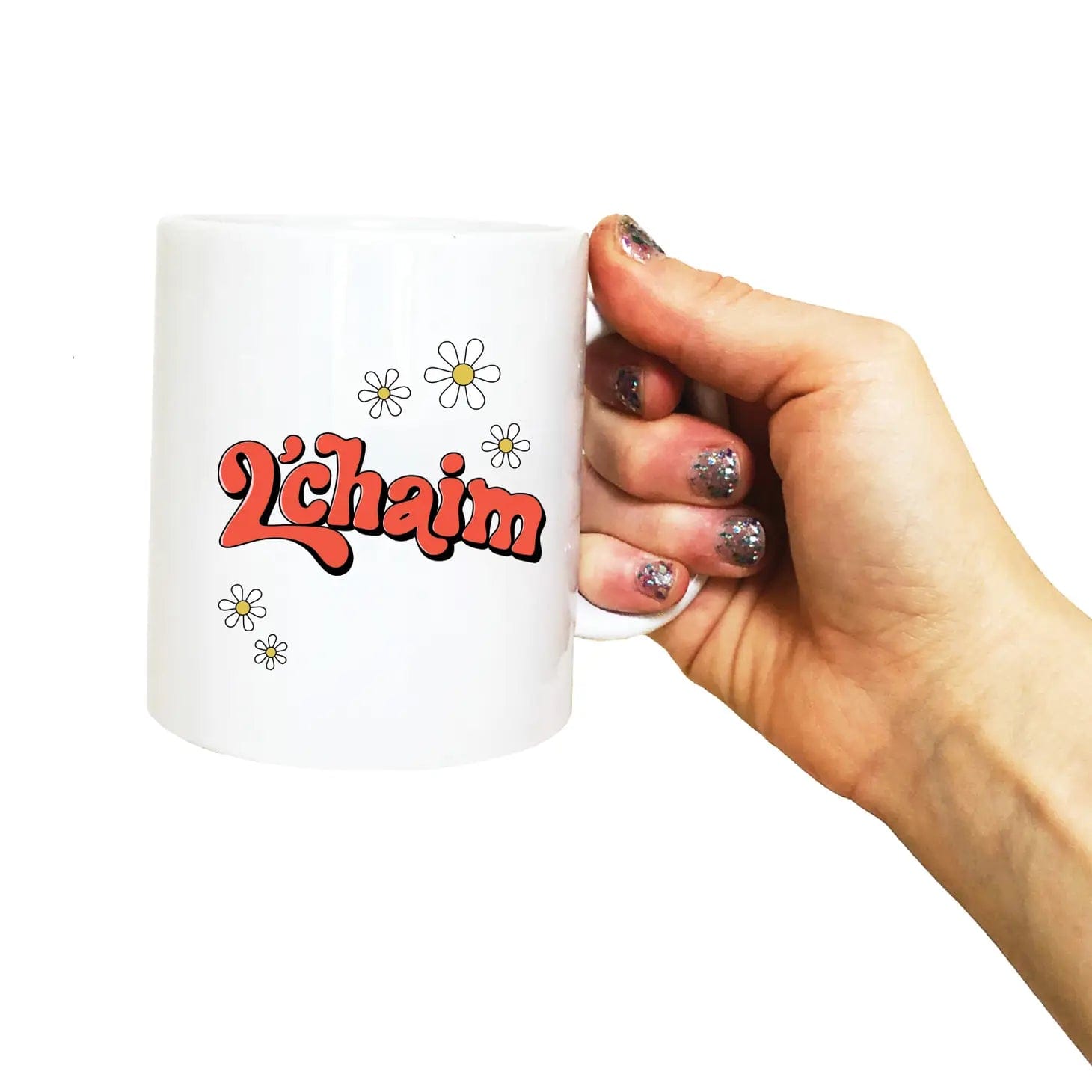 Daisies L'Chaim Coffee Mug、mySite、topwebapps
