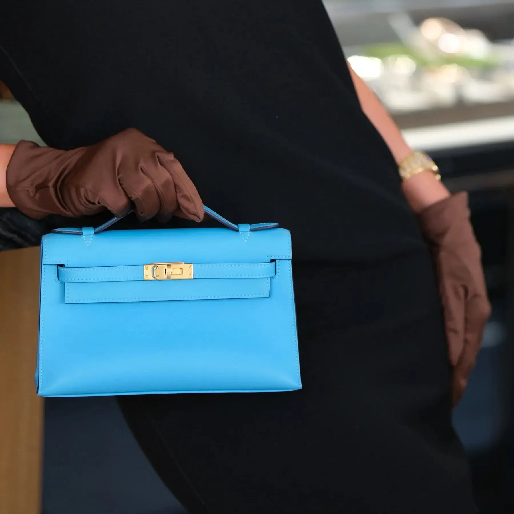 Hermès Kelly Pochette Celeste Swift with Gold Hardware、mySite、garminoutage.com