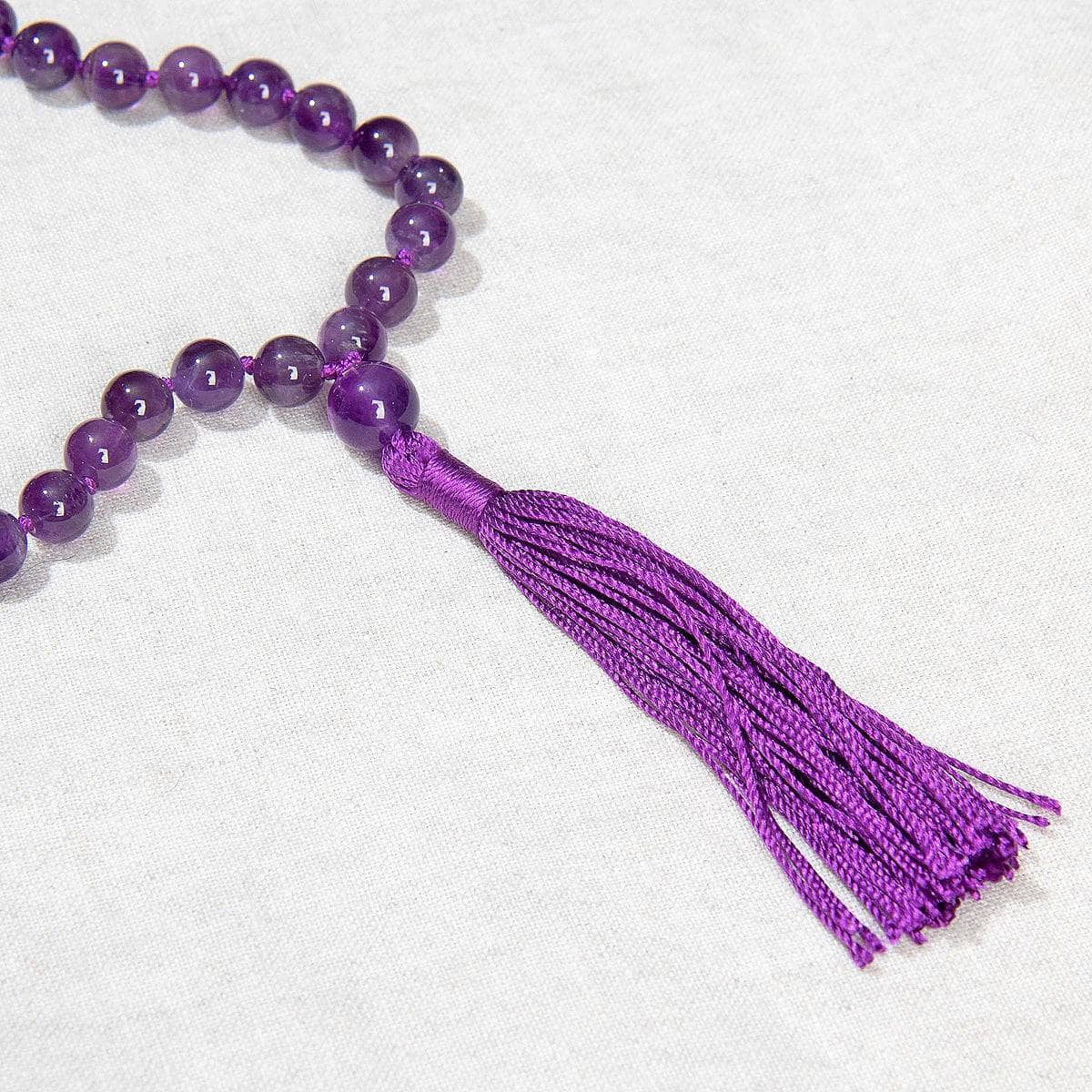 Amethyst Mala -High-Energy Gemstones、mySite、hinf8tx79