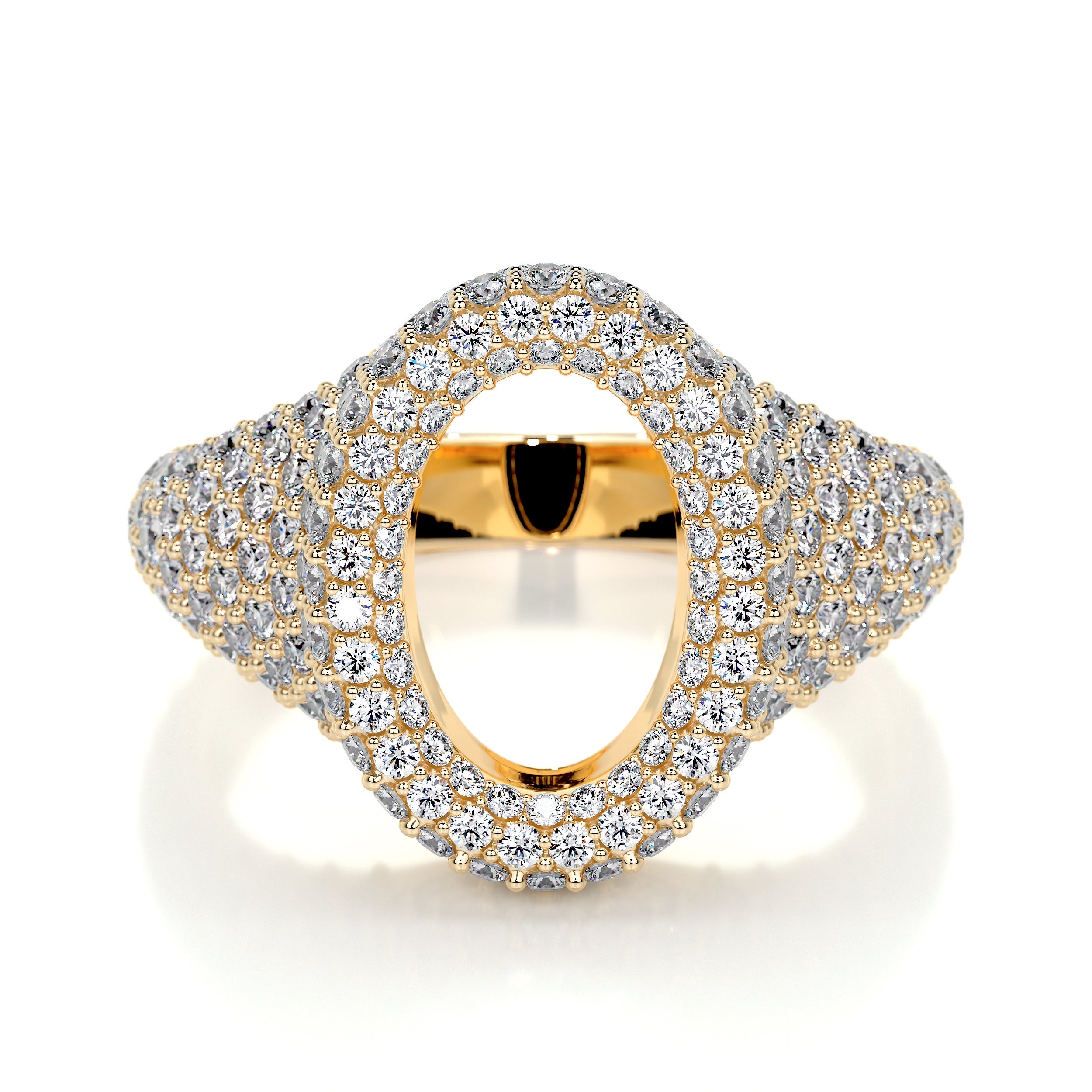 Angelina Lab Grown Diamond Wedding Ring (1.4 Carat) -18K Yellow Gold、mySite、hinf8tx79